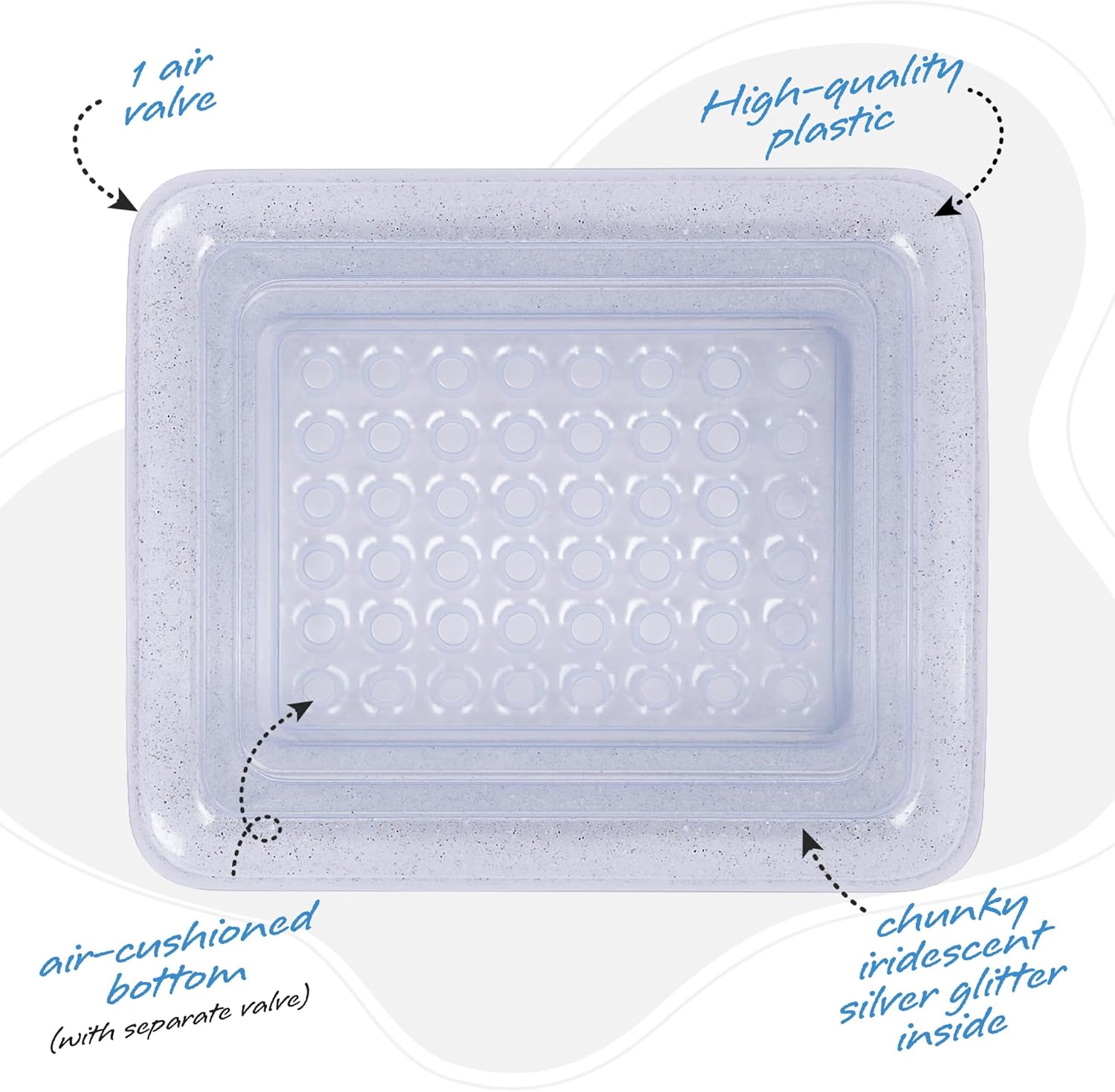 Rectangle Shaped Sparkle Pool