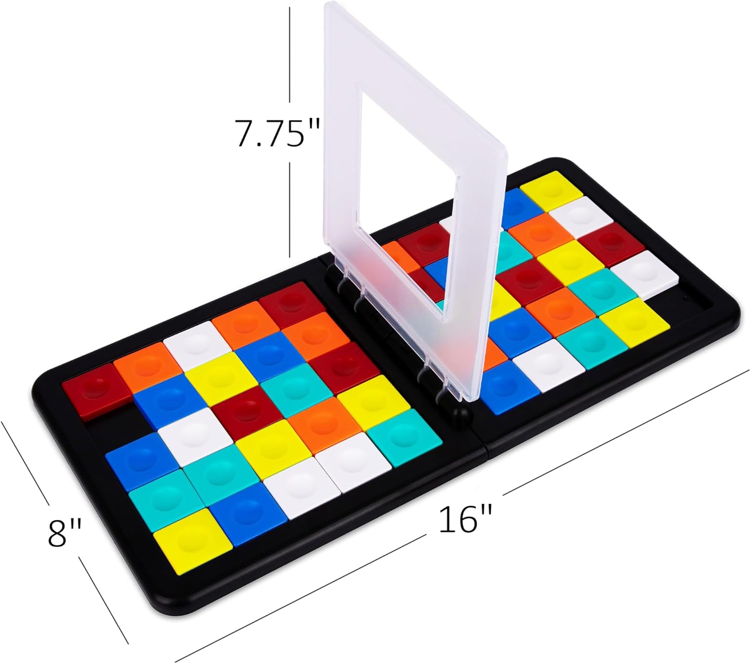 Rubix Race Puzzle Game - High-Intensity 2 Player Game for Family Game Night - A Rubix Cube Inspired Game of Fast Thinking