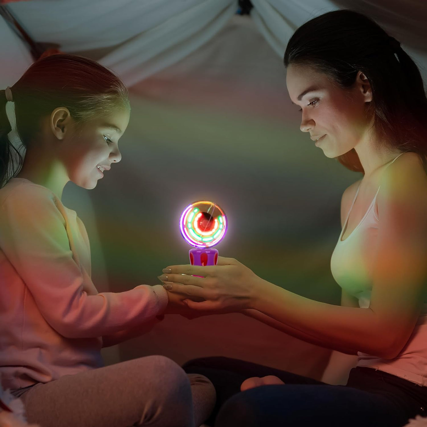 Light Up Magic Ball Wand for Kids - Flashing LED Wand for Boys and Girls - Batteries Included