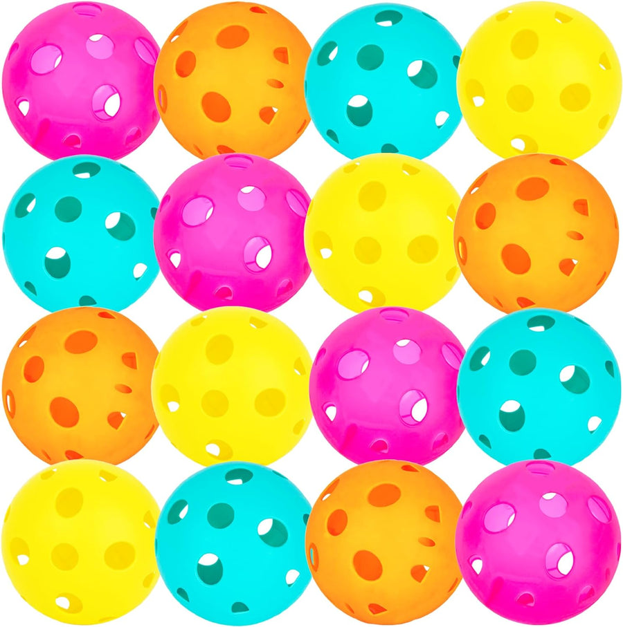 Extra Balls for Scoop Ball Game - Set of 12 - Plastic Balls in 4 Vibrant Colors