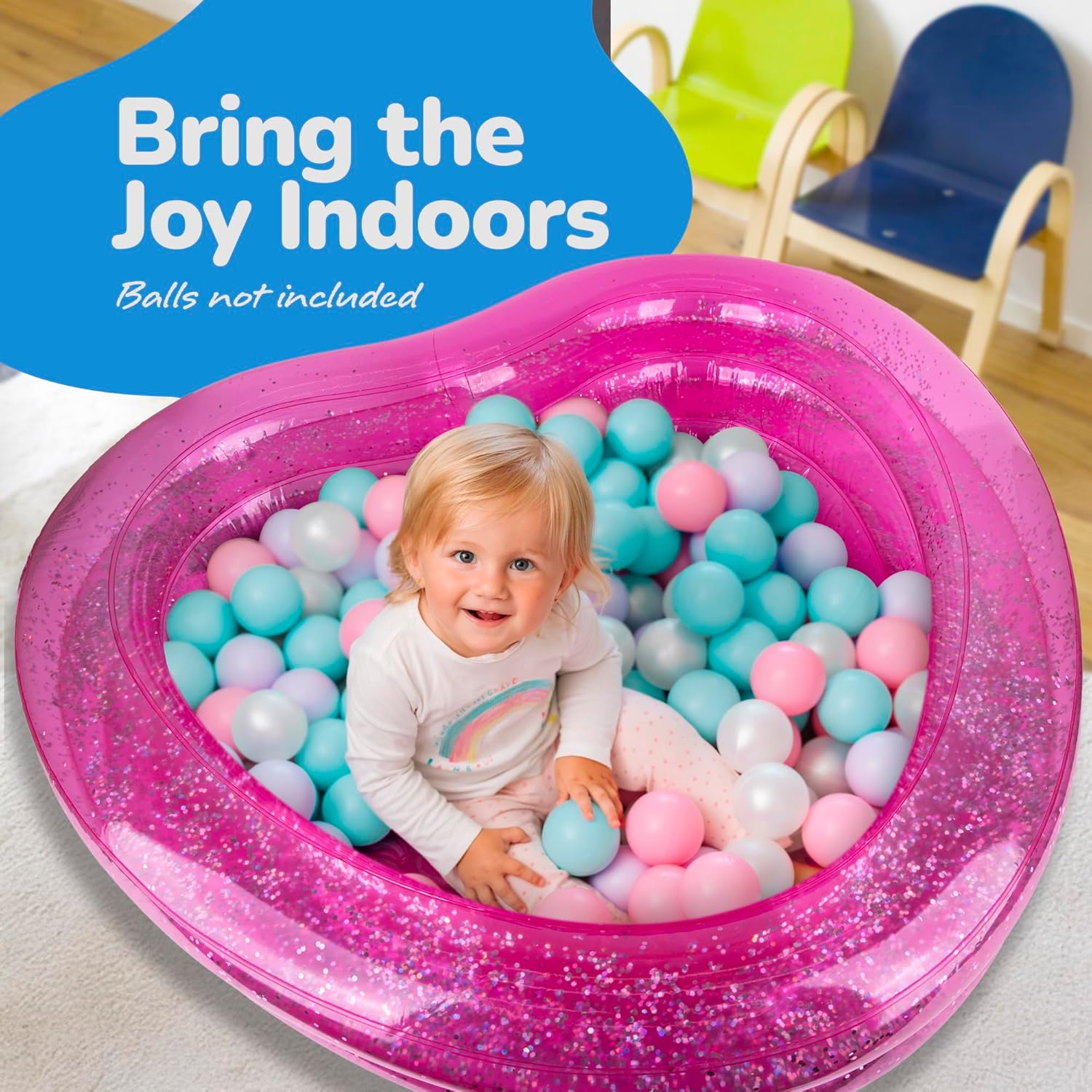 Heart Shaped Sparkle Pool