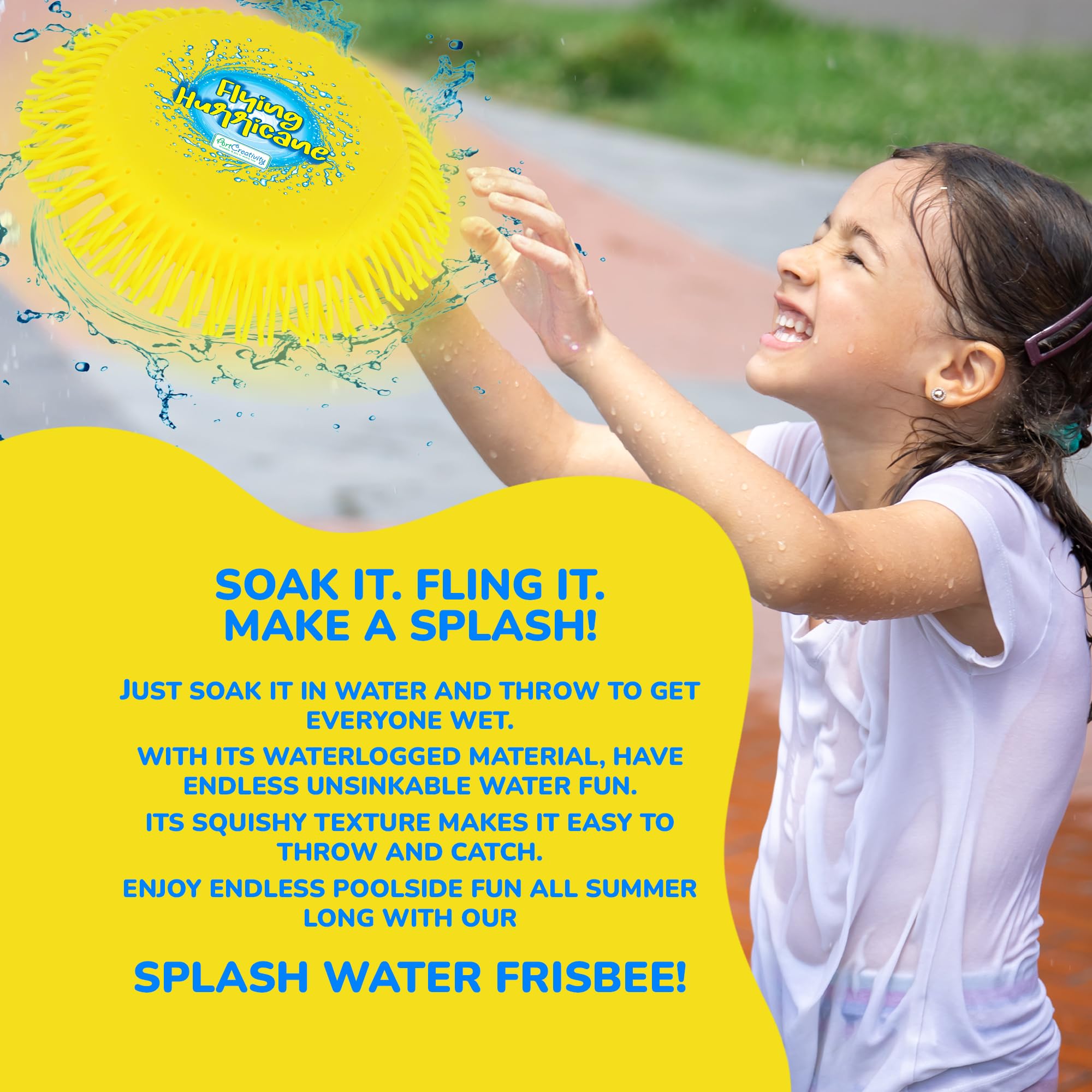 Soft Water Frisbees for Kids, Soft Sports Discs (3 Pack), Beach Water Toys & Swimming Pool Toys for Kids, Backyard Fun Toy & Outdoor Summer Games