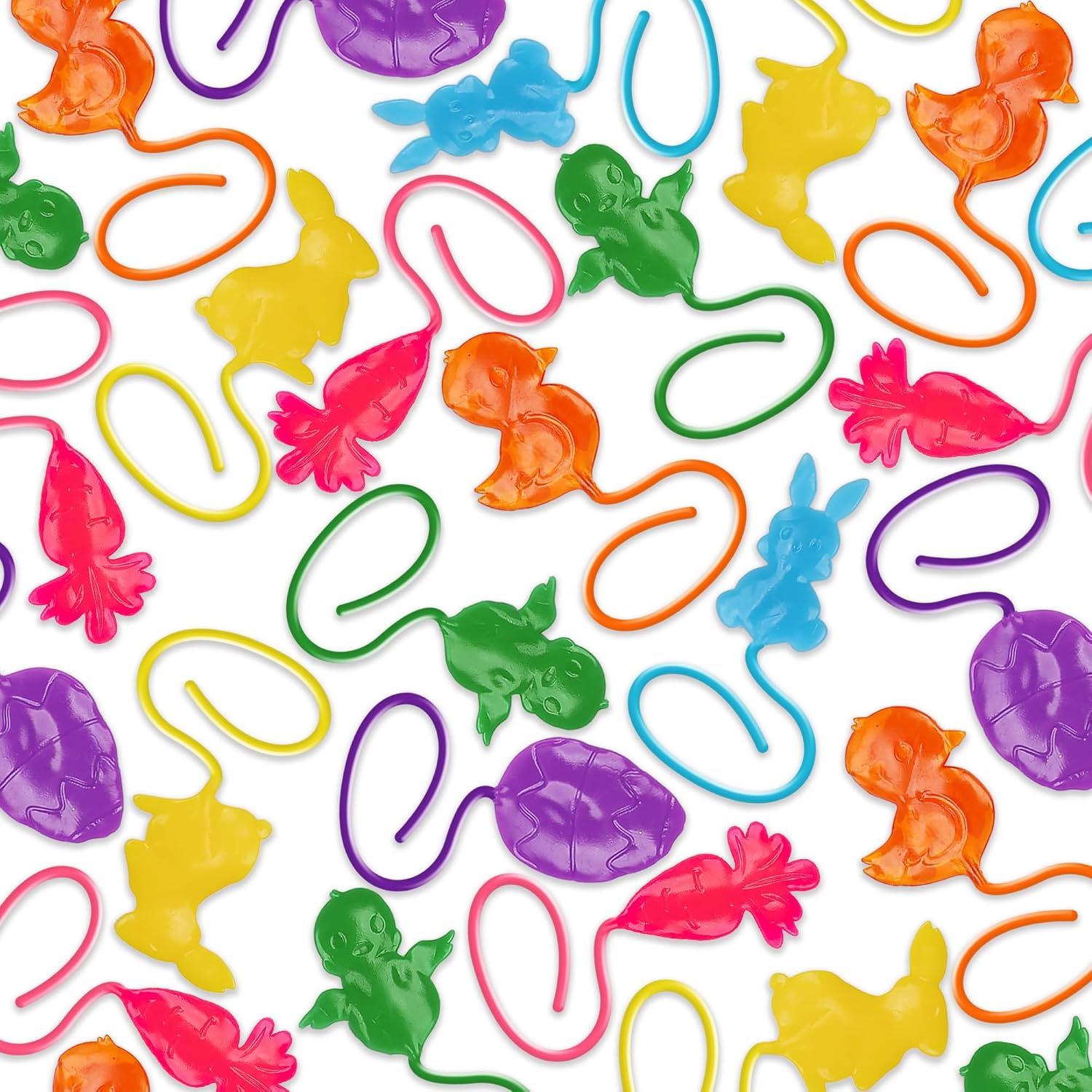Easter Sticky 72 PCS Easter Sticky Hands for Kids - Party Favors in Assorted Designs ...