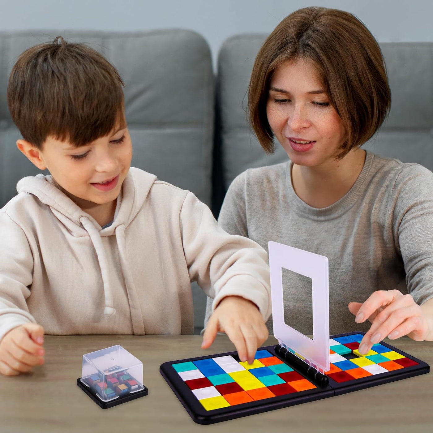 Rubix Race Puzzle Game - High-Intensity 2 Player Game for Family Game Night - A Rubix Cube Inspired Game of Fast Thinking