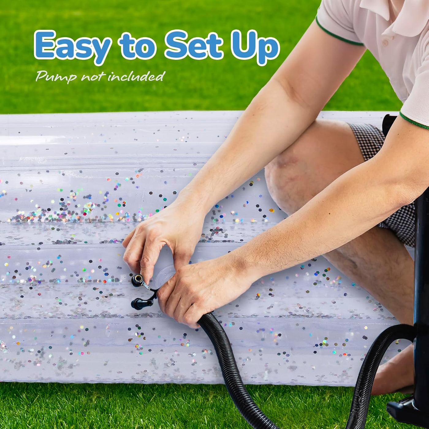 Rectangle Shaped Sparkle Pool