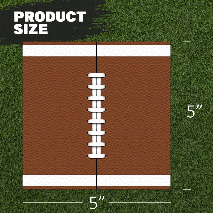 Football Field Napkins - Set of 80 - Superbowl Napkin Party Decor Supplies - Superbowl Football Napkins for Parties and Tailgates")