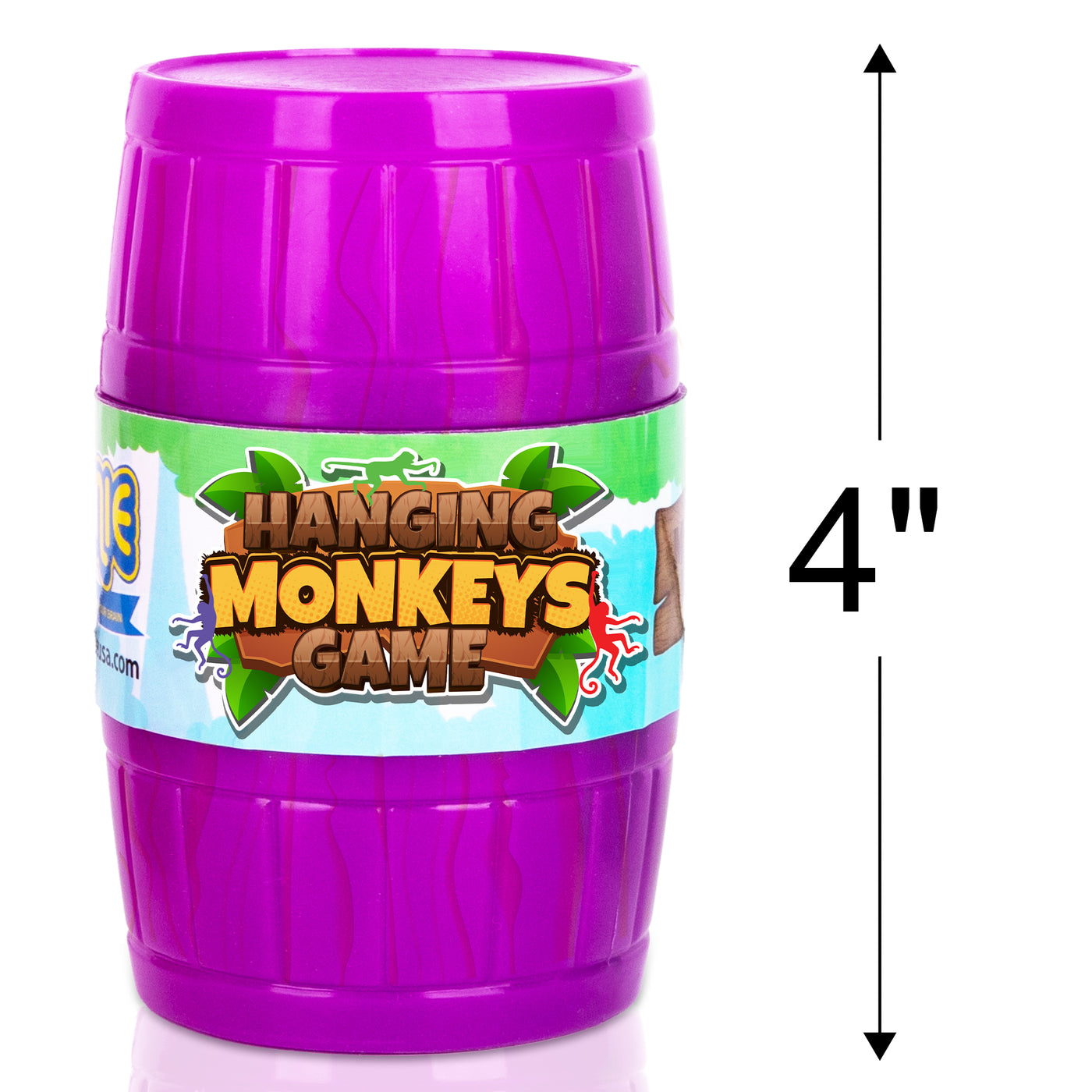 Hanging Monkeys Game - 3 Barrels with 30 Monkeys Each - Fun Games for Family Game Night