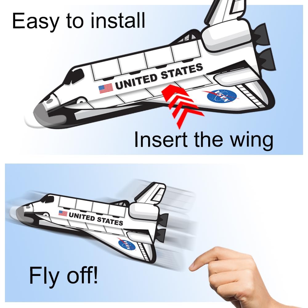Space Shuttle Gliders, 24 Flying Toy Shuttles