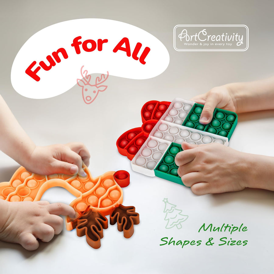 Christmas Poppers for Kids - 4 Pack