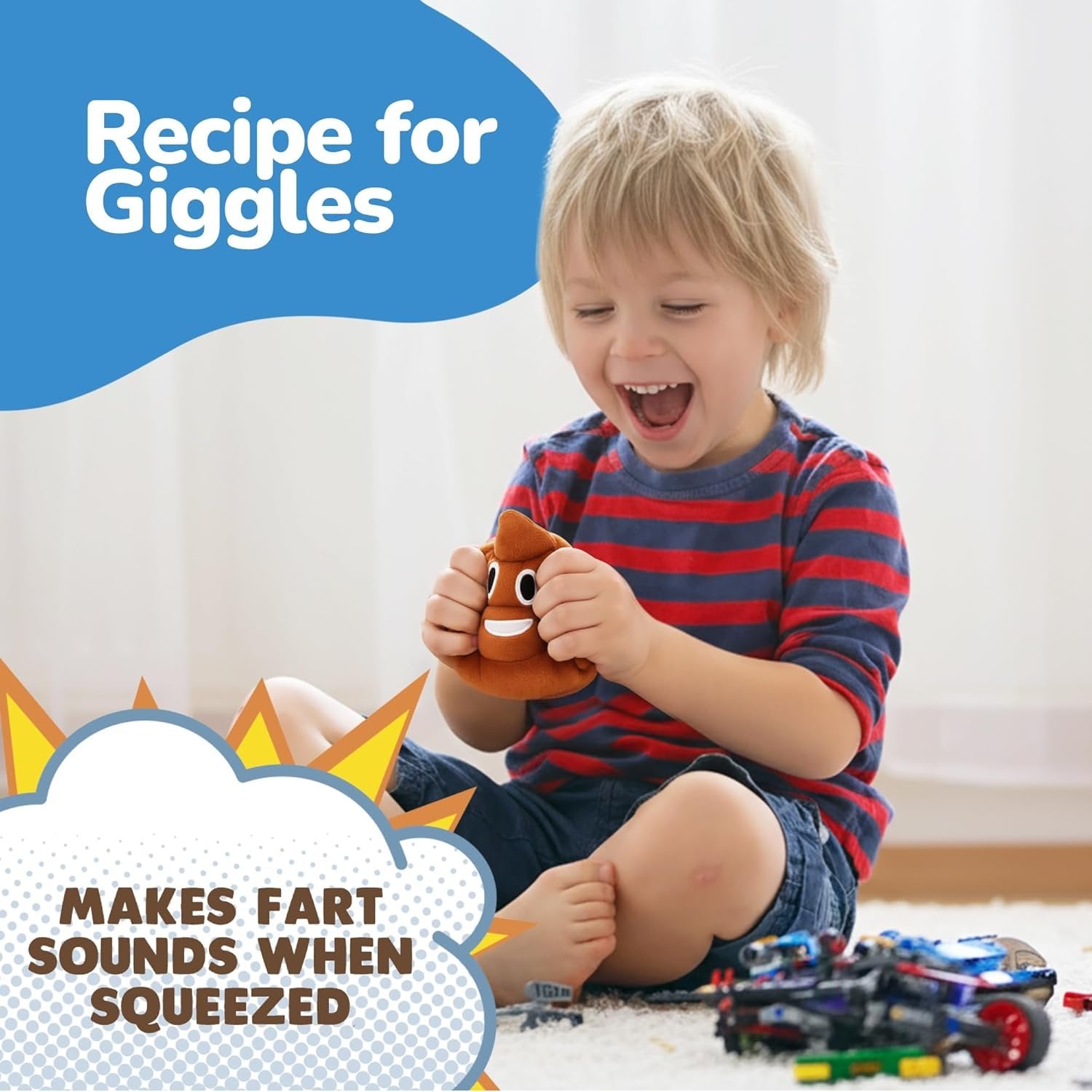 Poop Plush Fart Noise Maker - 1 Piece