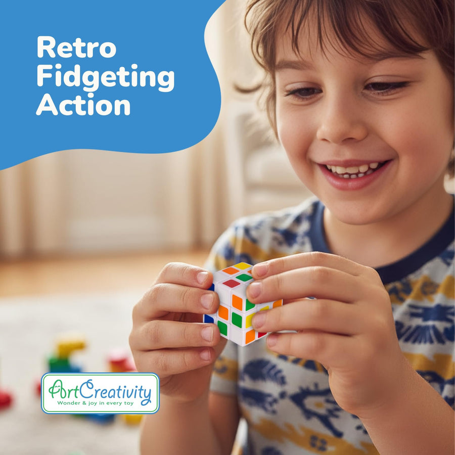 Mini 3x3 Puzzle Cubes - 24 Pack