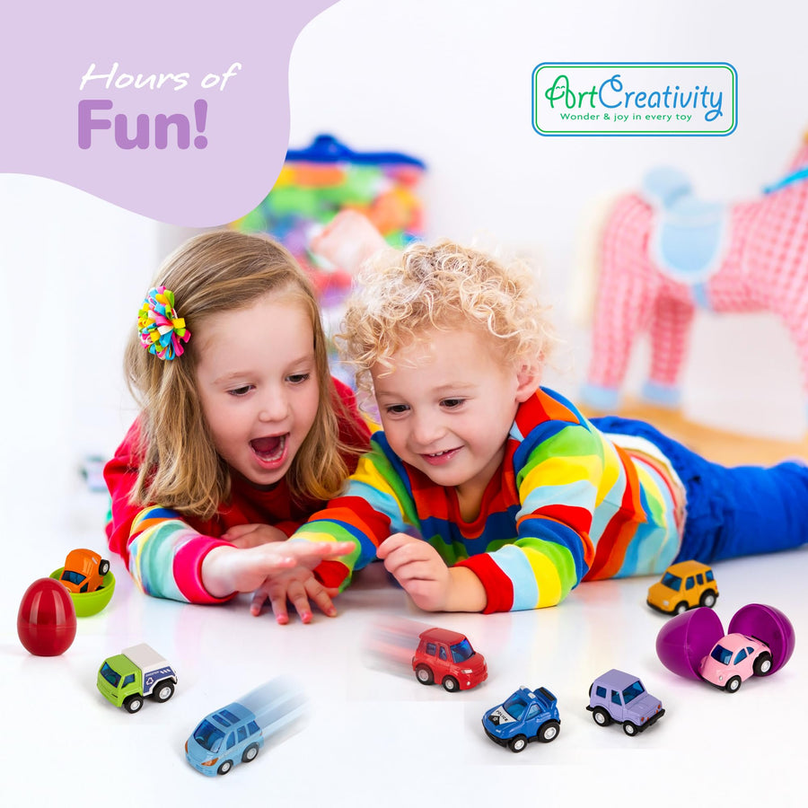 Pre-Filled Easter Eggs for Hunt - Set of 12