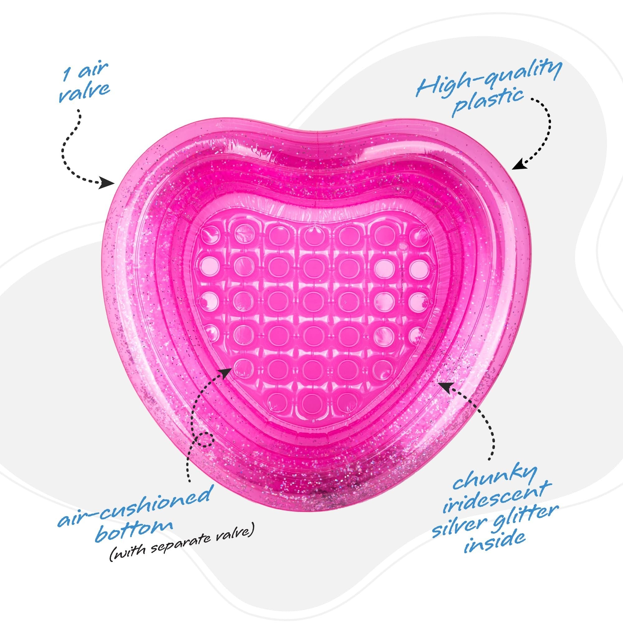 Heart Shaped Sparkle Pool
