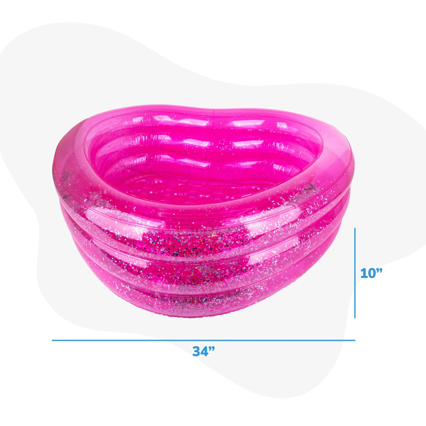 Heart Shaped Sparkle Pool