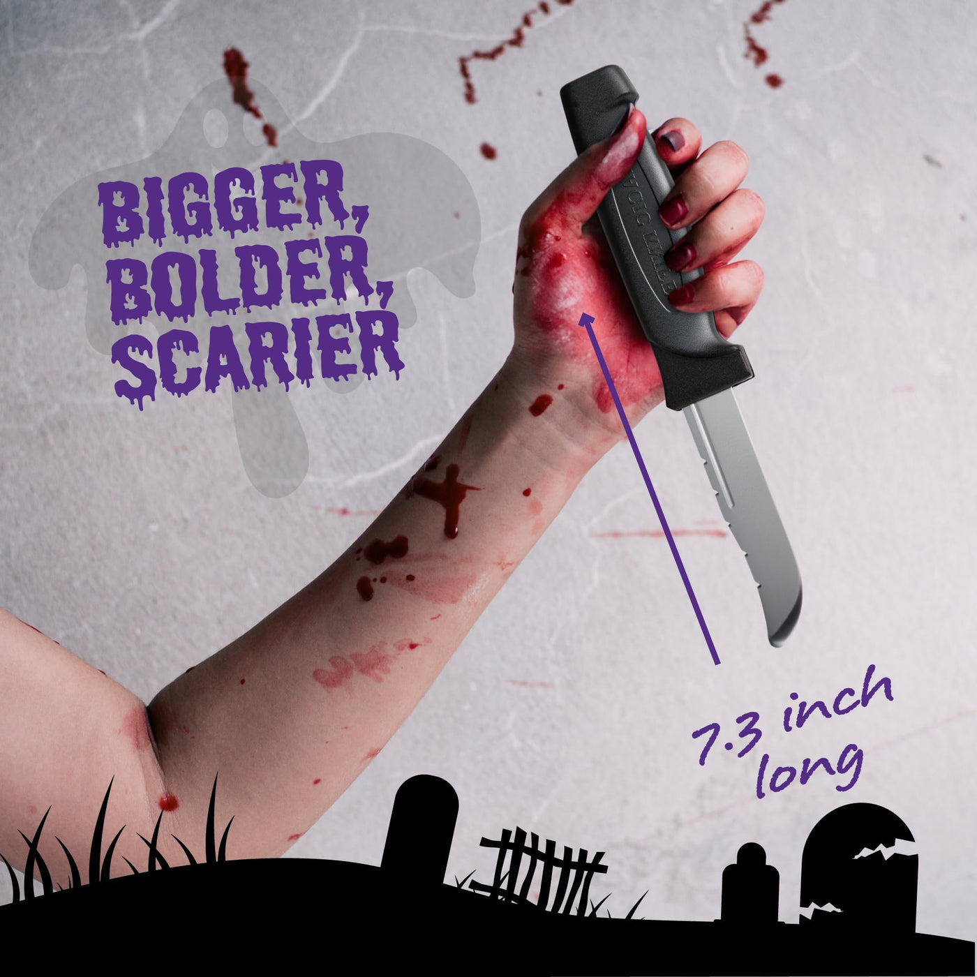 Halloween Retractable Toy Knives - Set of 3