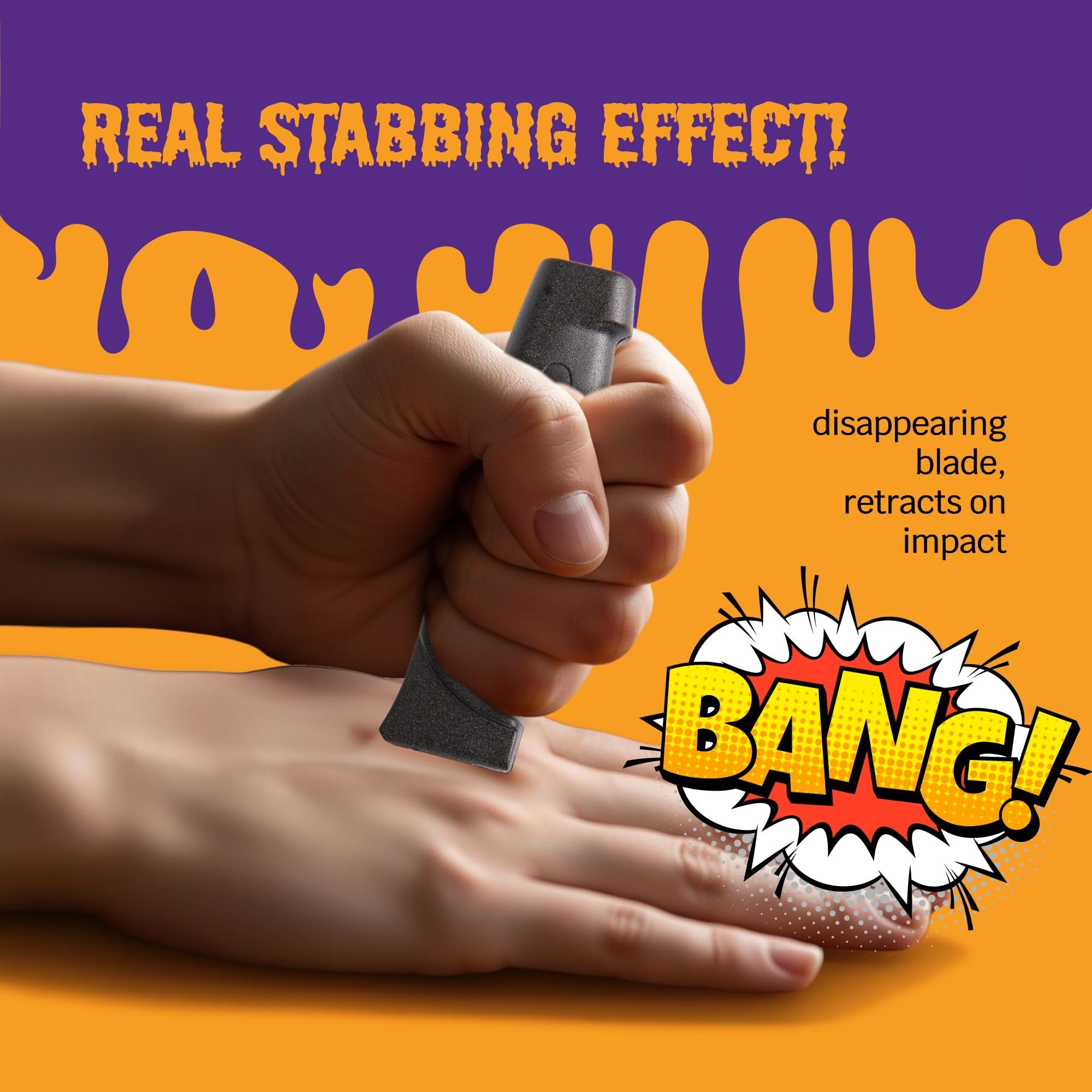 Halloween Retractable Toy Knives - Set of 3