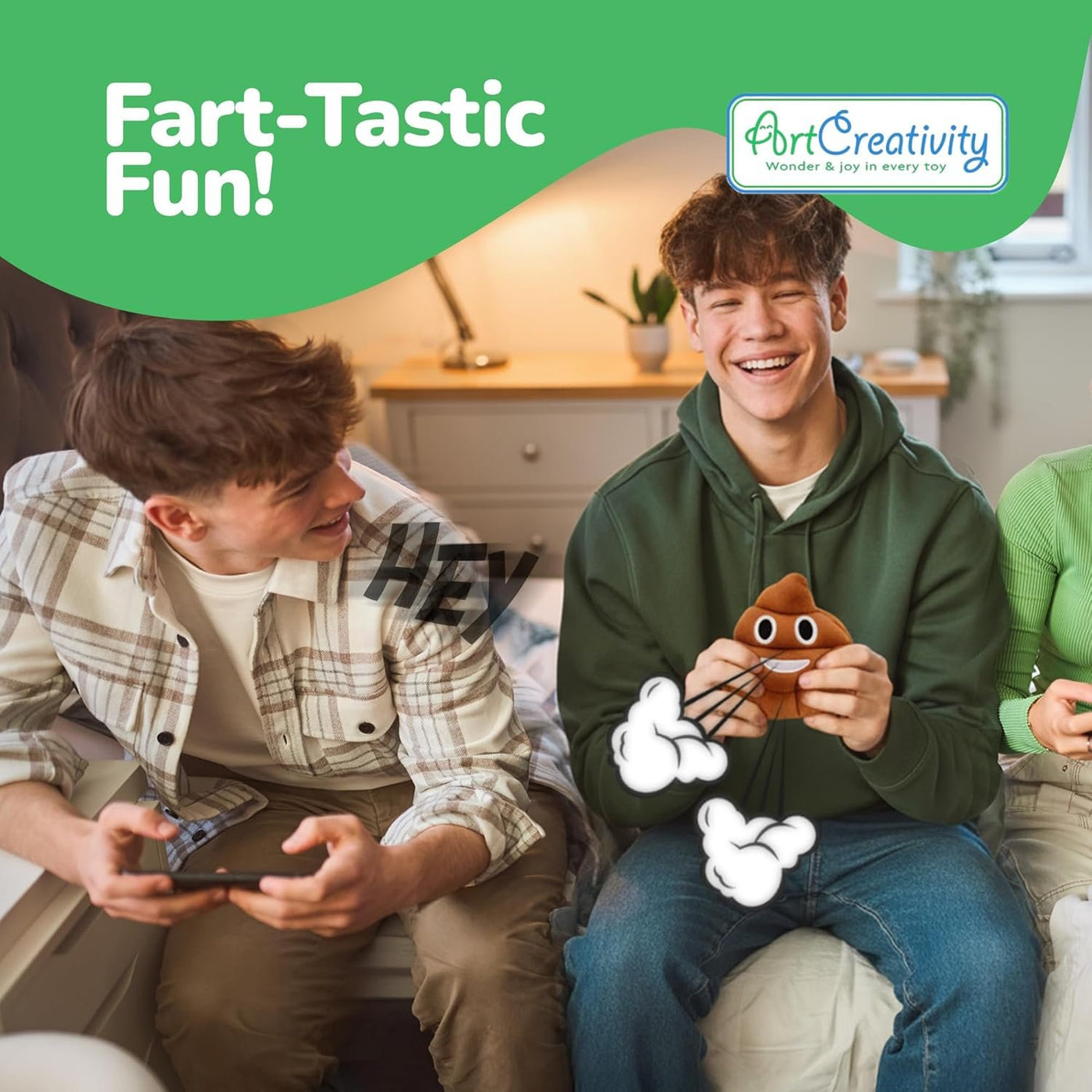 Poop Plush Fart Noise Maker - 1 Piece