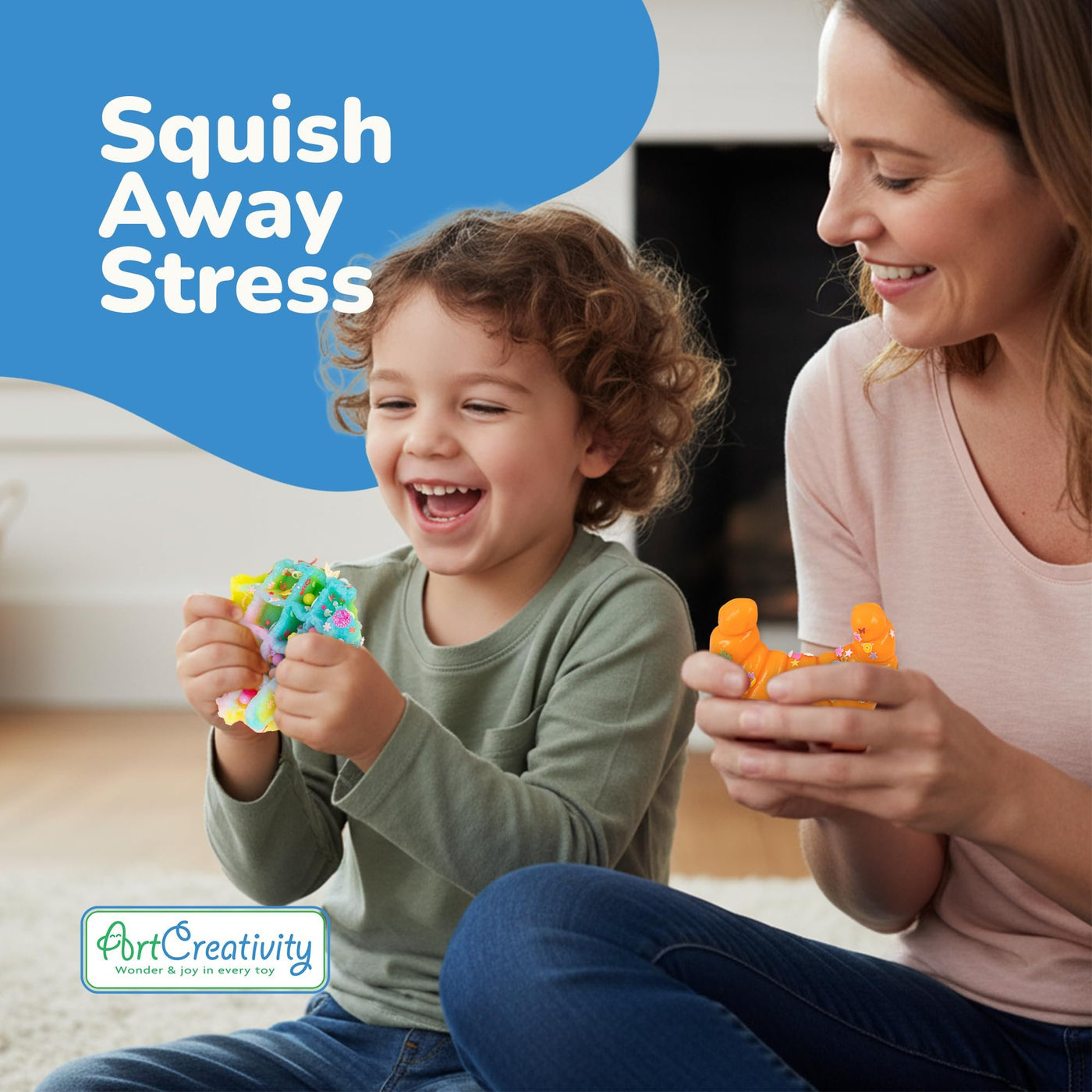 Squishy Treats Fidget Toys for Kids and Adults - 4 Pack