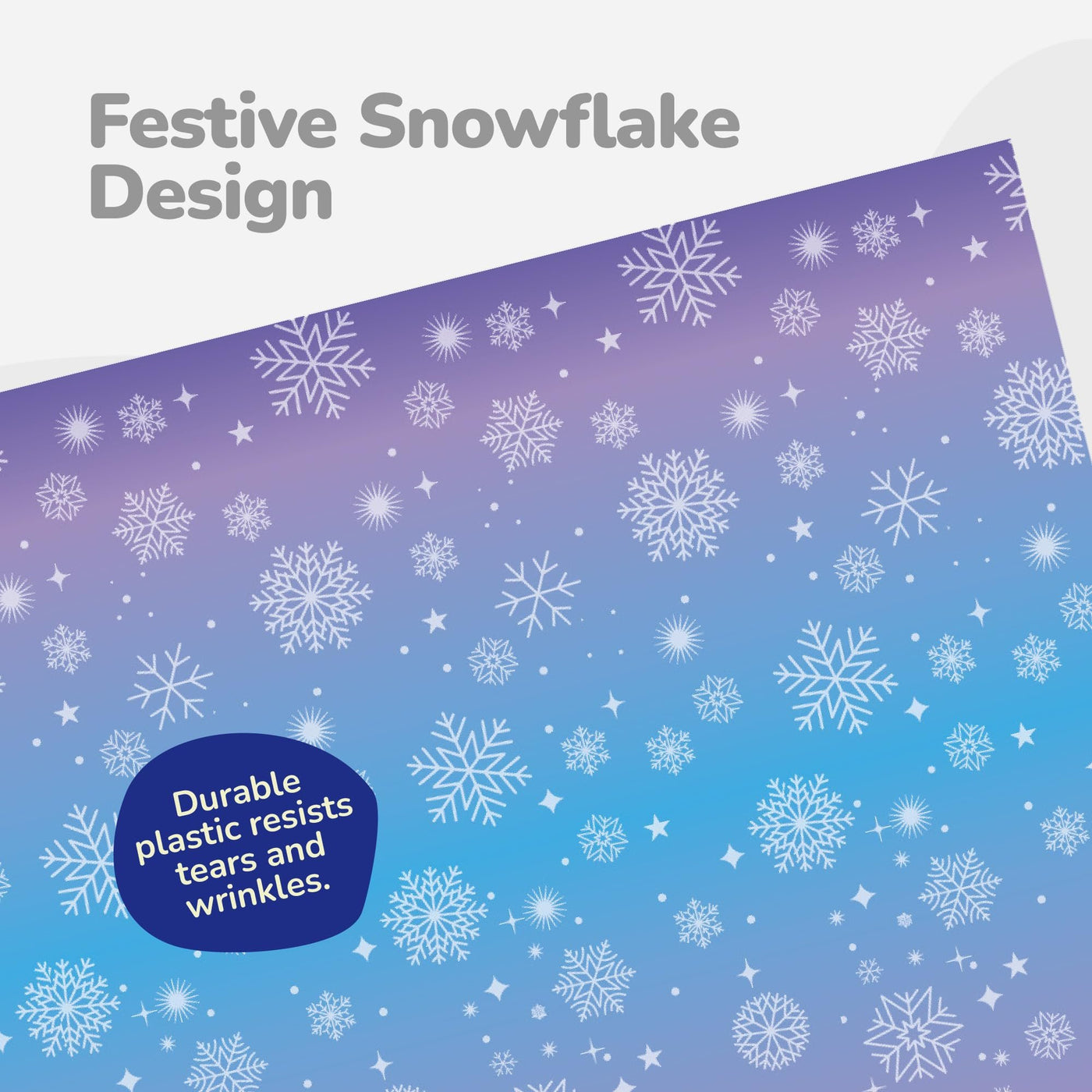 Snowflake Tablecloth - 6 Pack