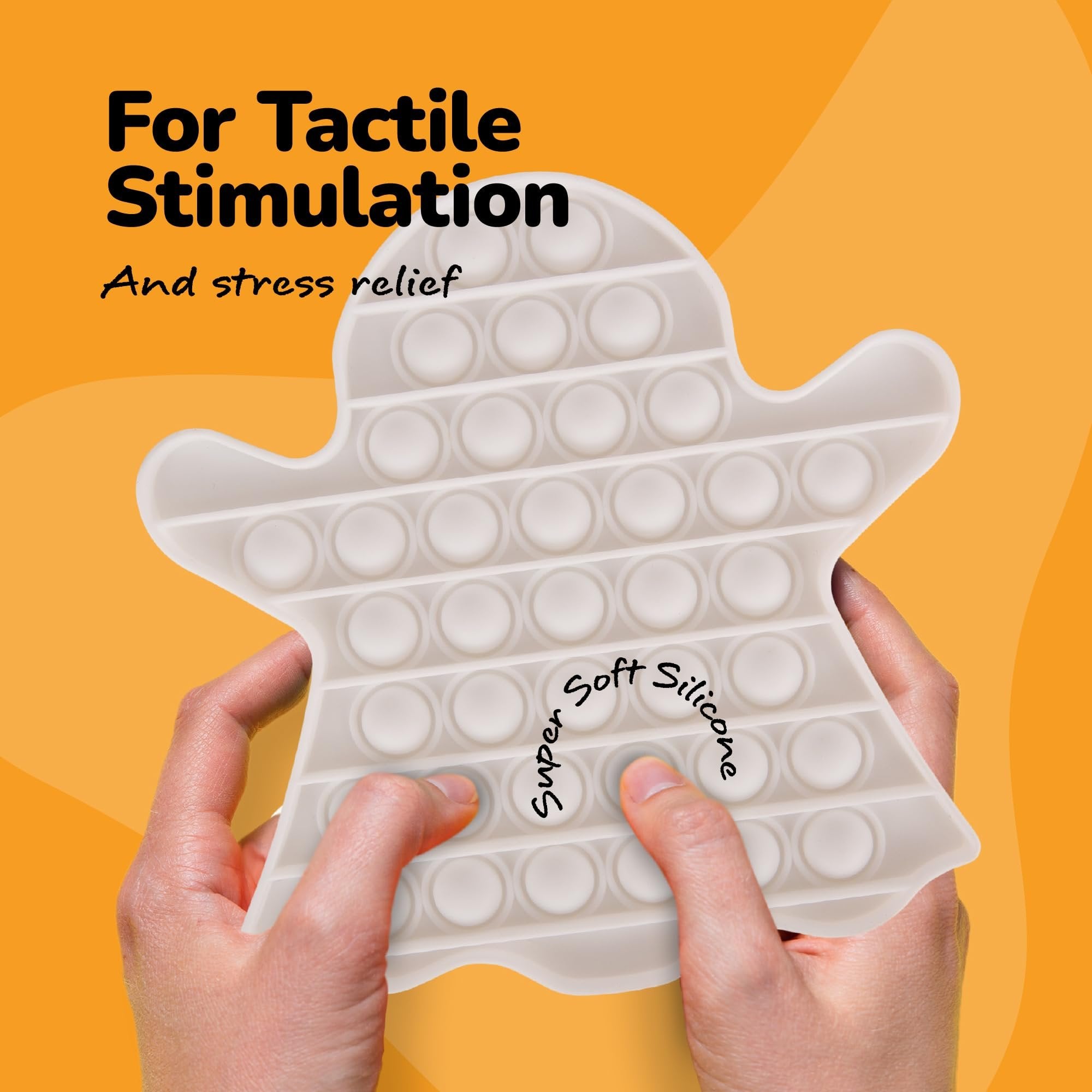 Halloween Poppers - 4 Pack - Halloween Pop Its Sensory Fidget Toys