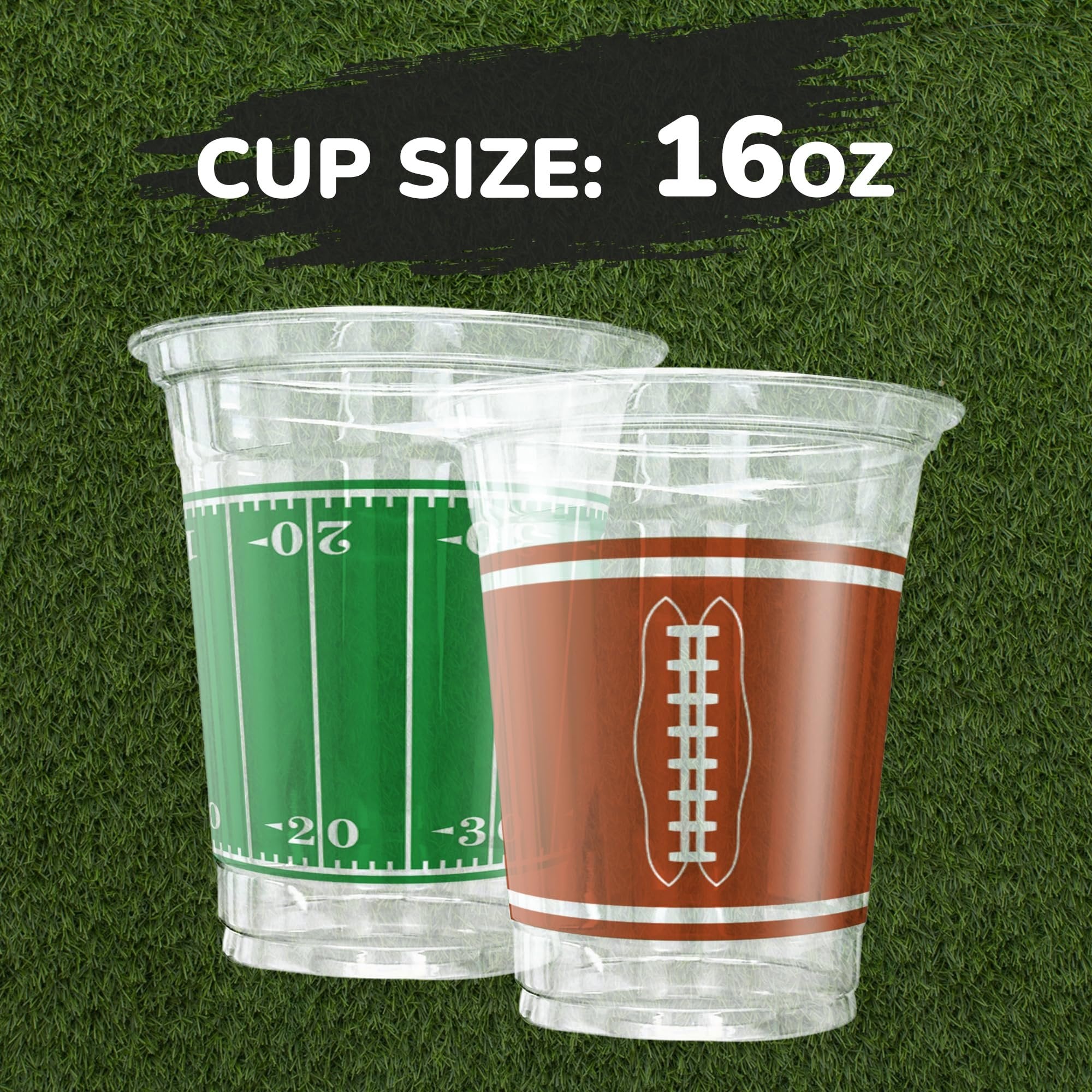 Football Party Cups - Set of 100