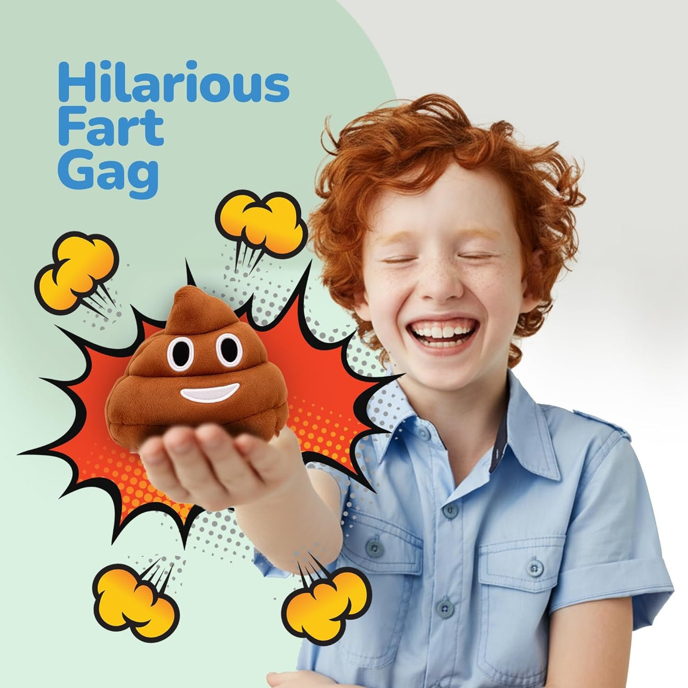 Poop Plush Fart Noise Maker - 1 Piece