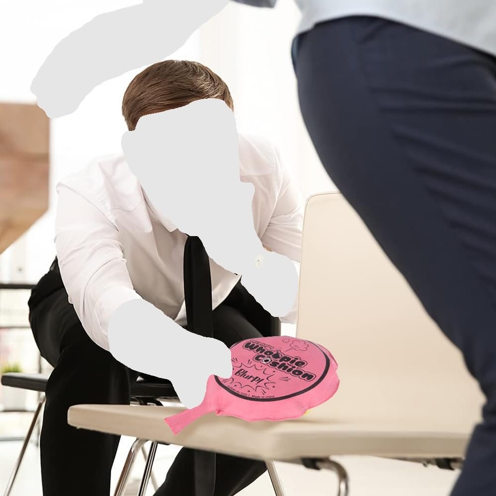 Self Inflating Whoopie Cushion Set - 3 Pack - 7 Inch Whoopee Cushions