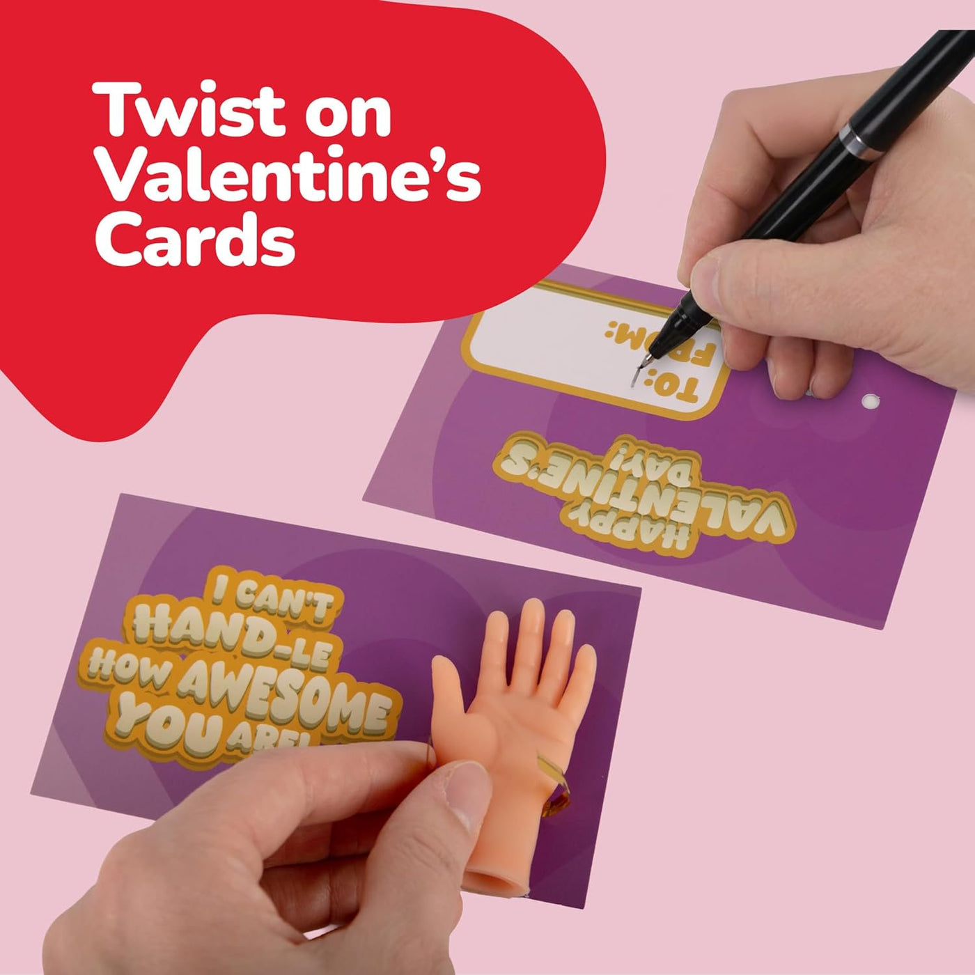 Valentine’s Tiny Hands Cards - Set of 28