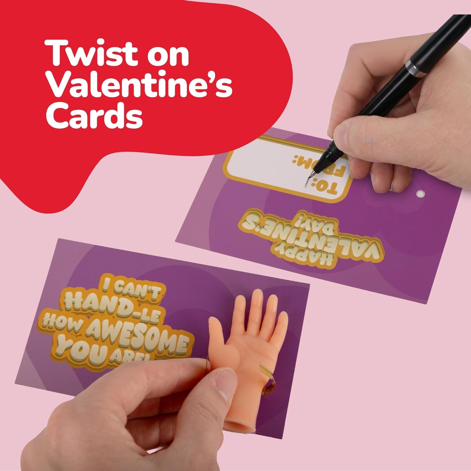 Valentine’s Tiny Hands Cards - Set of 28