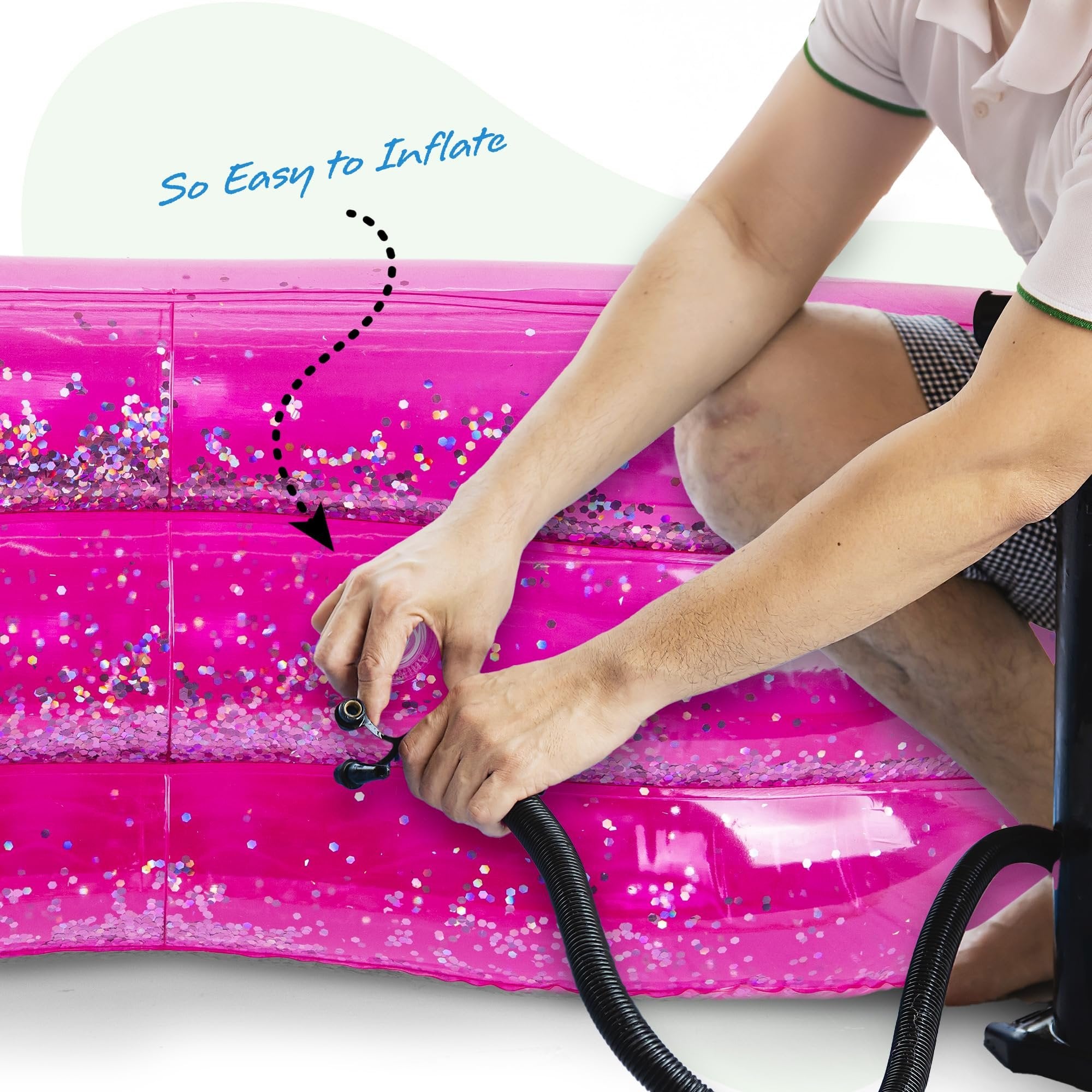 Heart Shaped Sparkle Pool