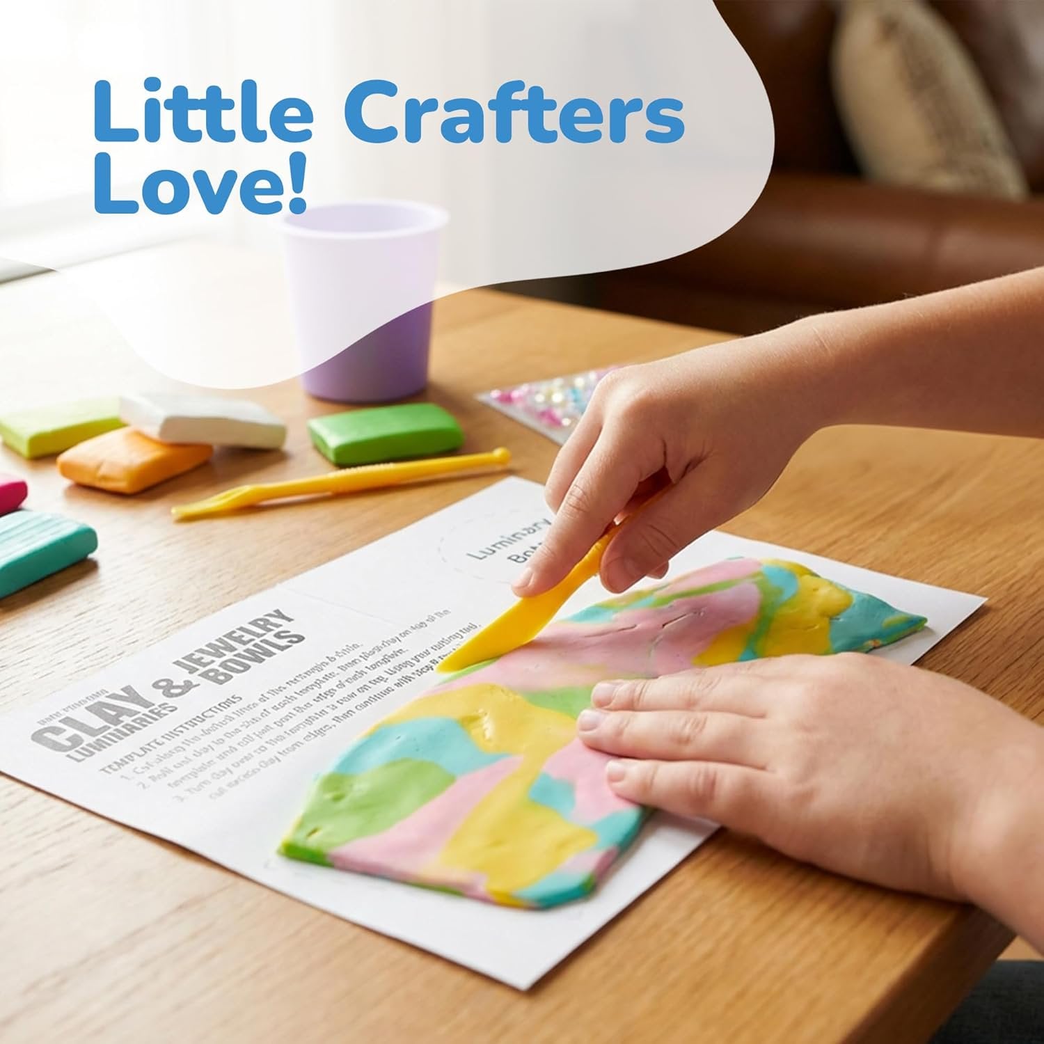 Clay Lantern Craft Kit - 3 Pack
