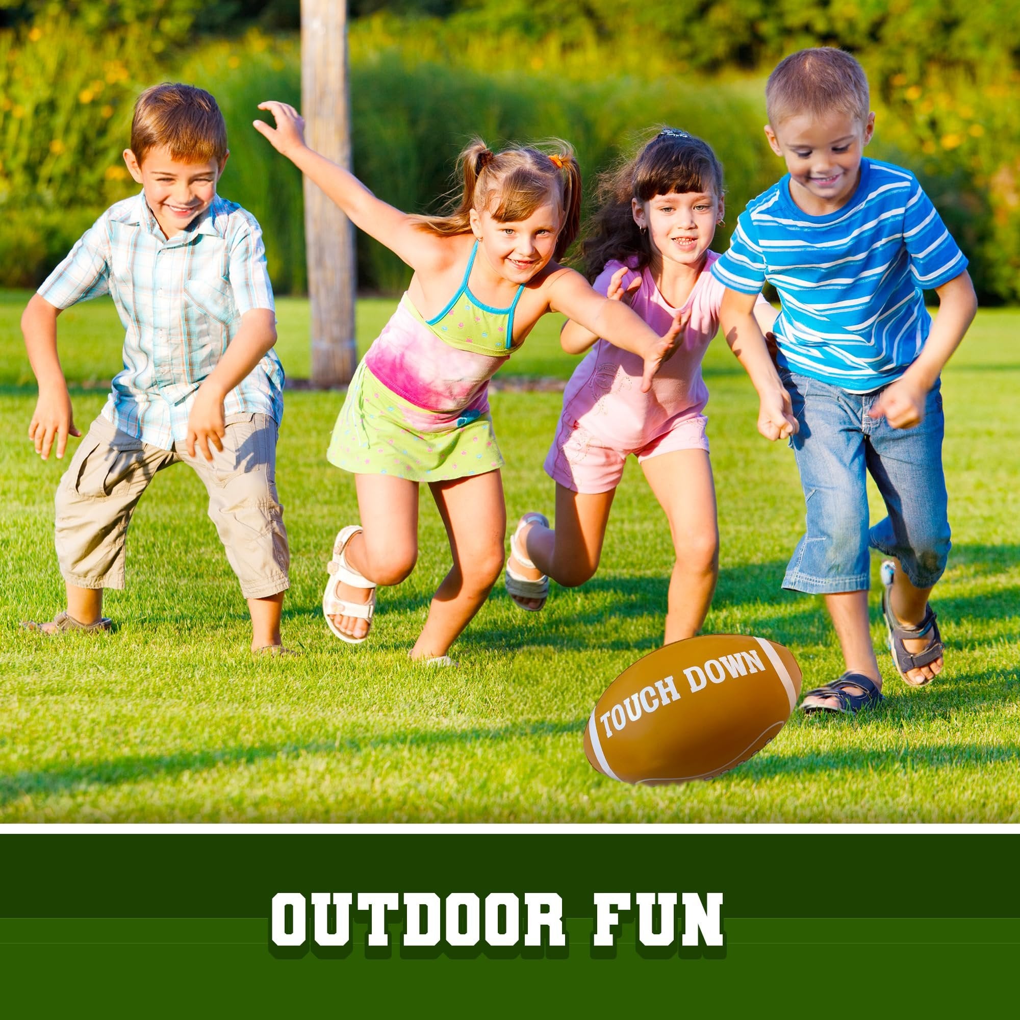 12 Pcs Inflatable Football for Football Party Decorations