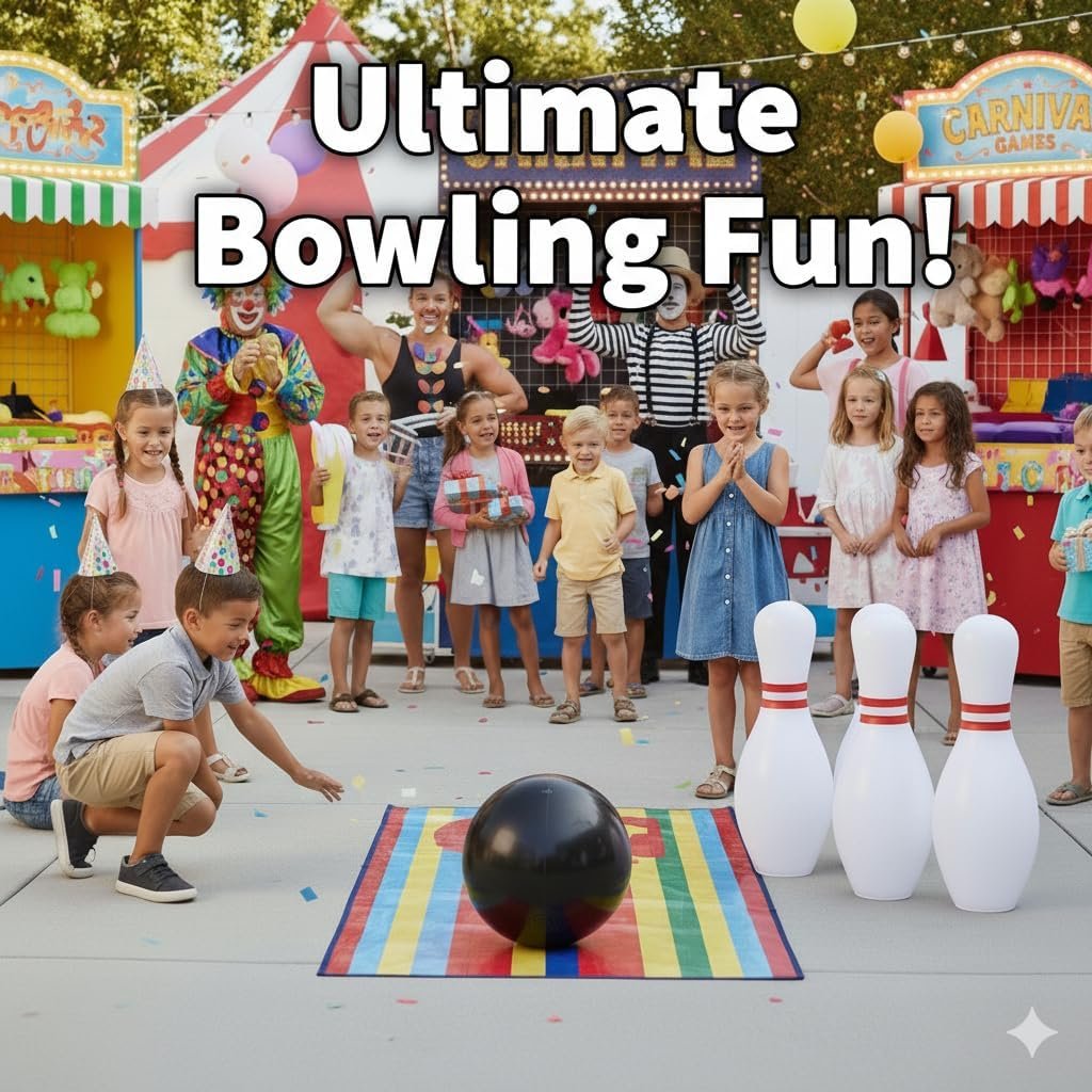 Giant Inflatable Bowling - Set of 6 Pins