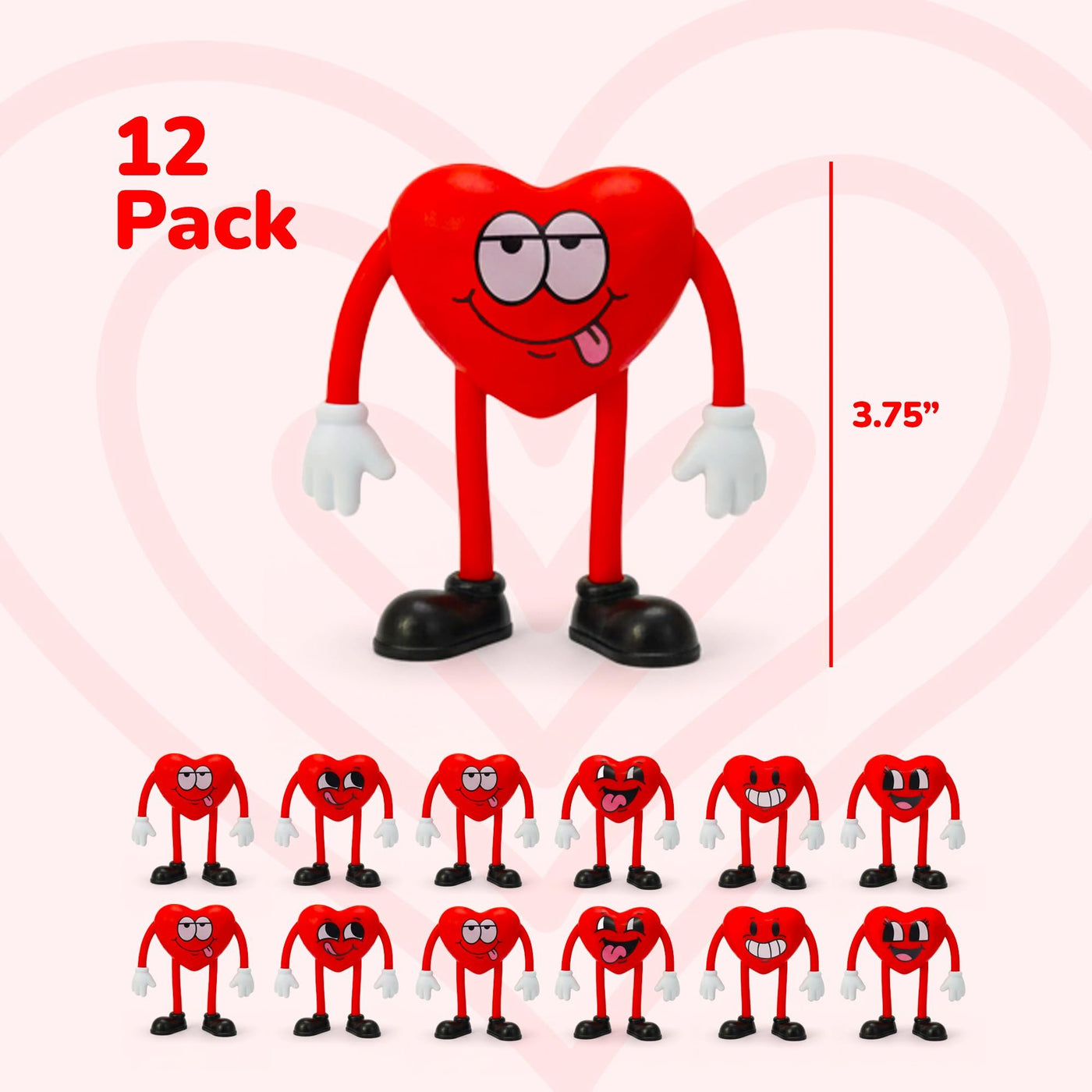Heart Bendables - 12 Pack