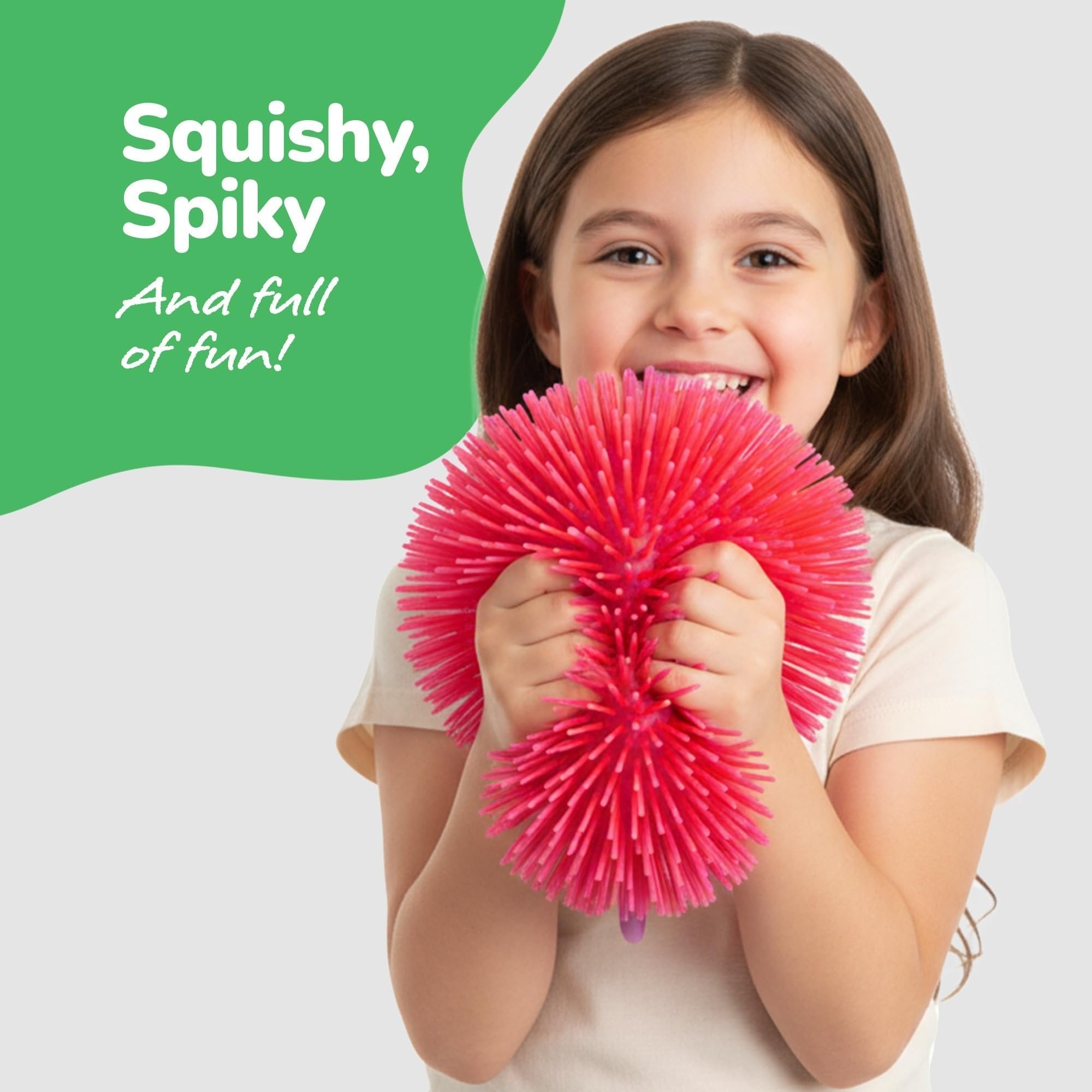 Tie Dye Puffer Ball with Hanging Loop, 6 Inch