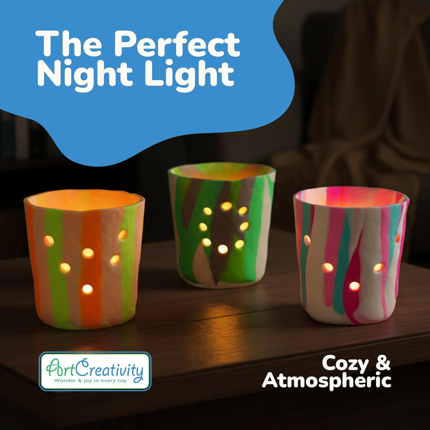 Clay Lantern Craft Kit - 3 Pack