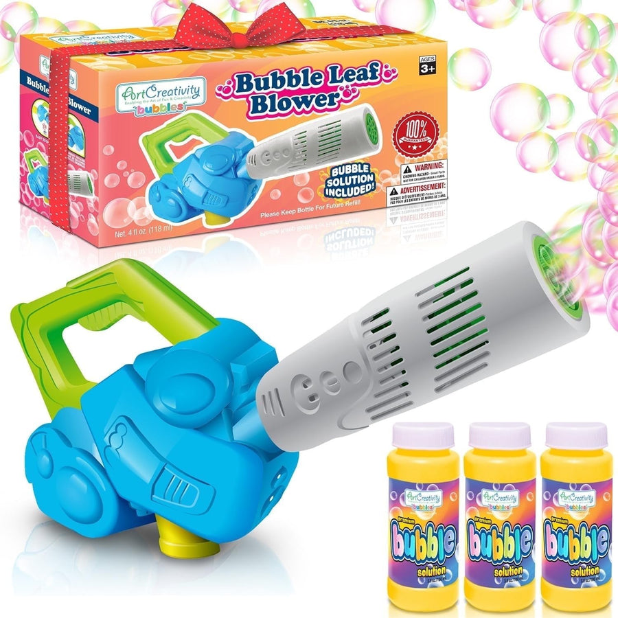 Bubble Leaf Blower for Toddlers, Kids Outdoor Bubble Blower Machine