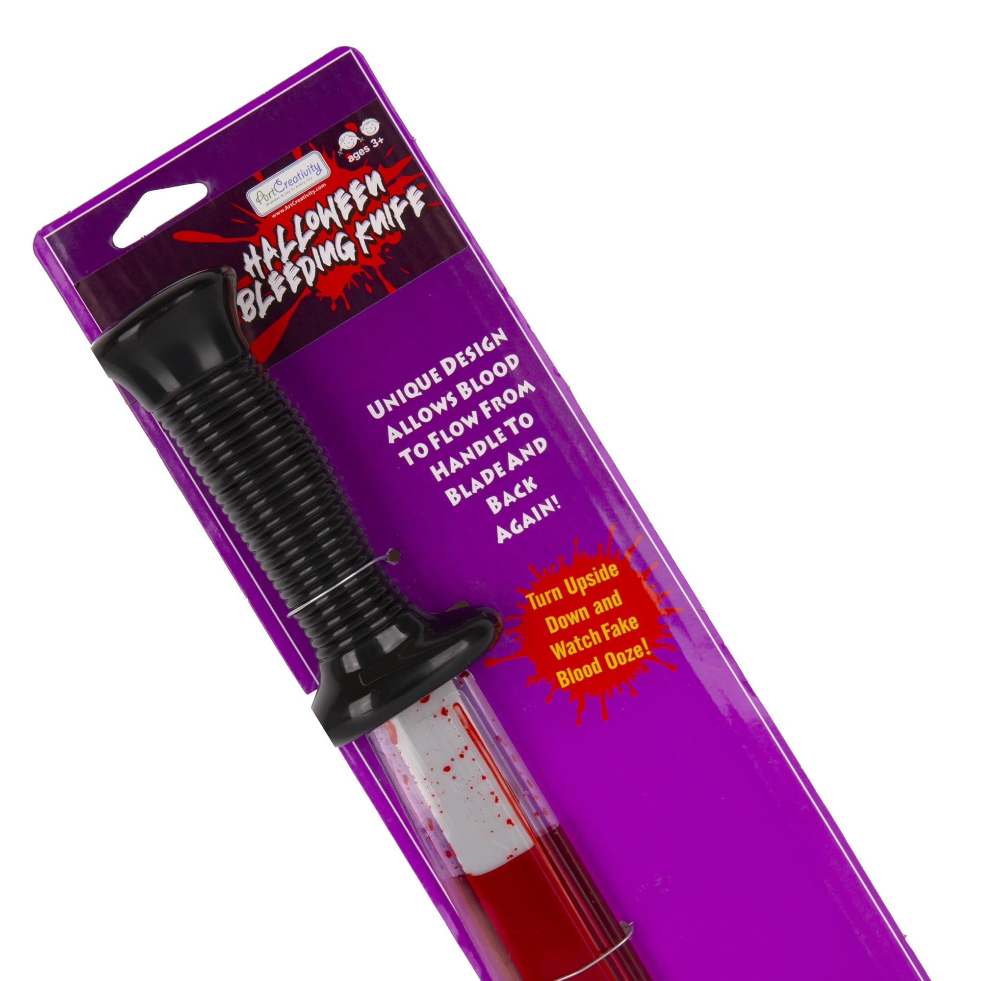 Halloween Bleeding Toy Knife Prop - 13 Inches