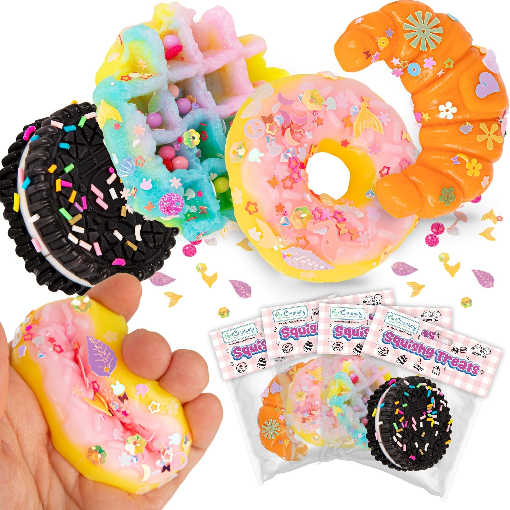 Squishy Treats Fidget Toys for Kids and Adults - 4 Pack · Art