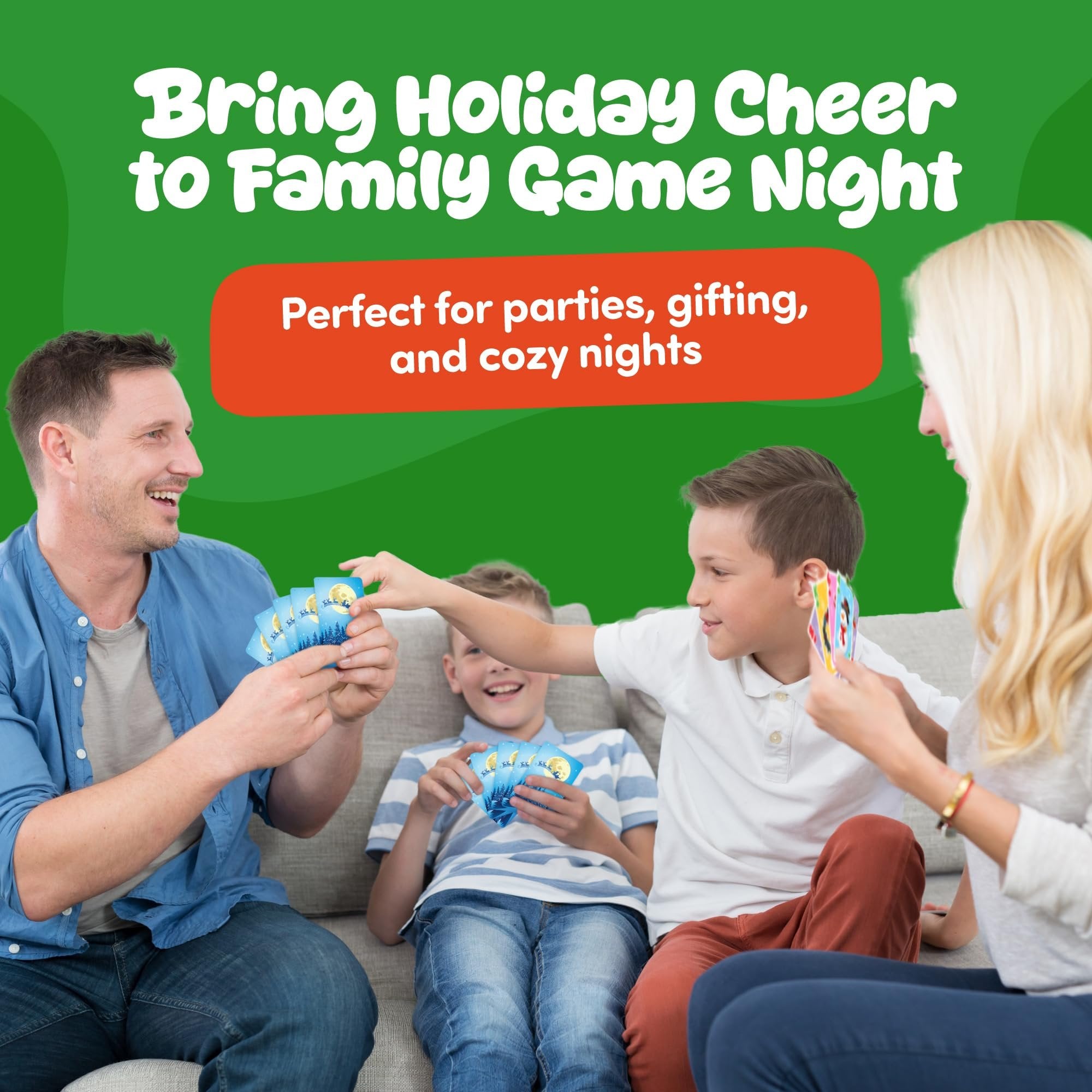 Christmas Go Fish Playing Cards Games for Kids - Deck of 52