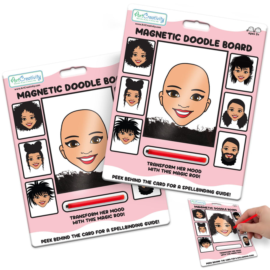 Magnetic Doodle Woman Face - 2 Pack