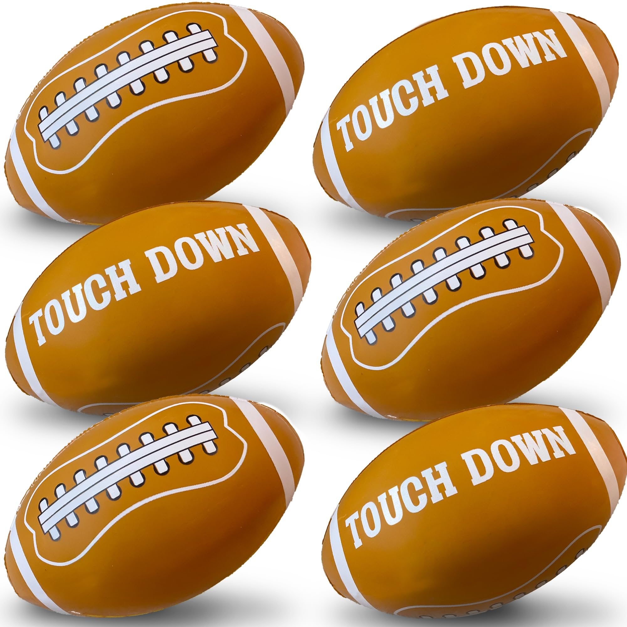 12 Pcs Inflatable Football for Football Party Decorations