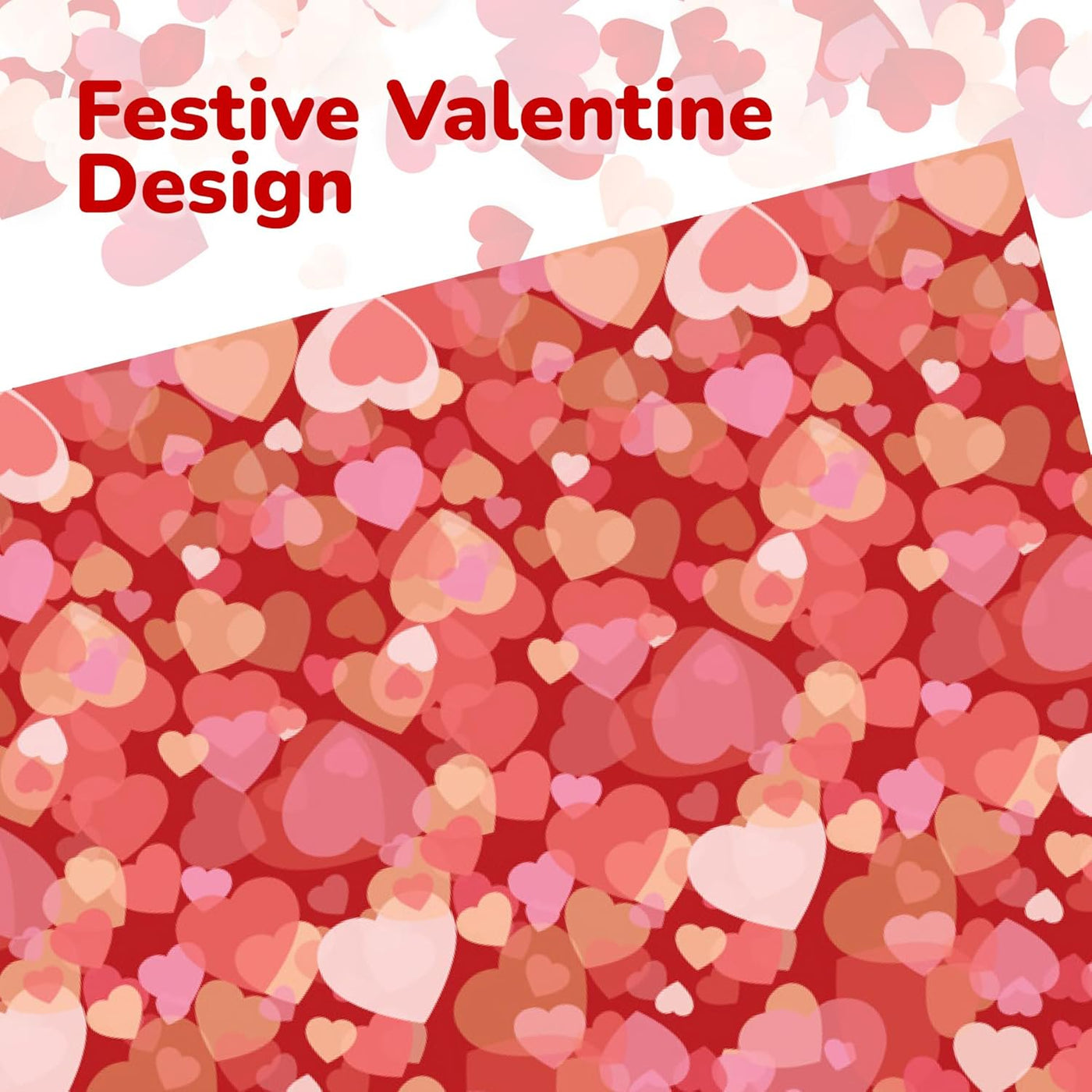 Valentine's Tablecloths - 6 Pack, 54" x 108