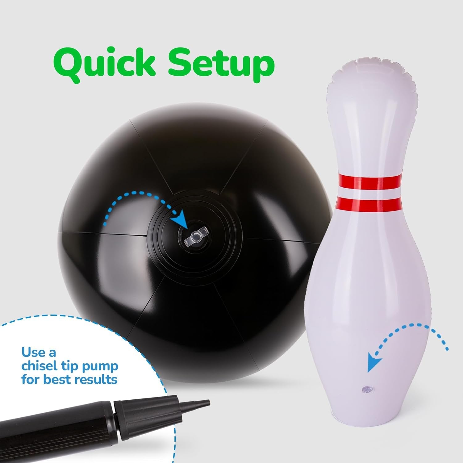 Giant Inflatable Bowling - Set of 6 Pins