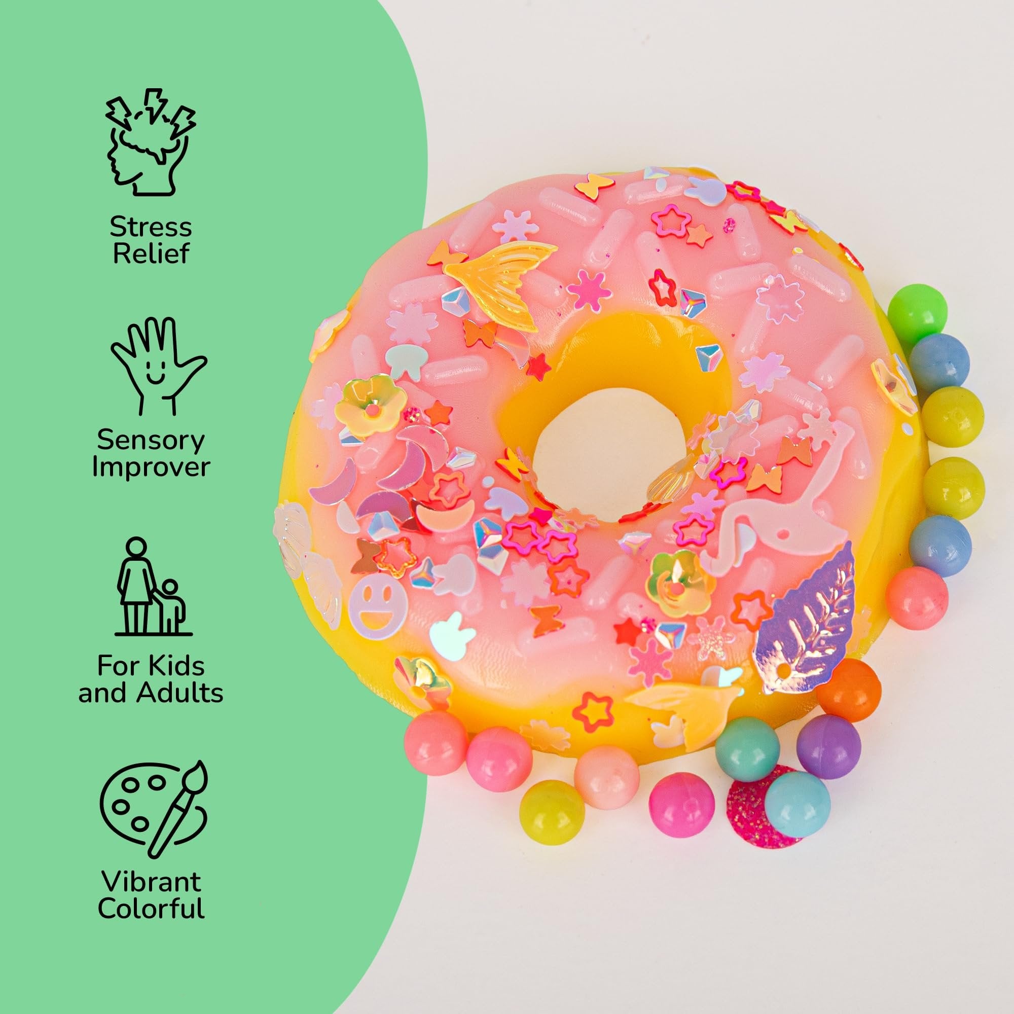 Squishy Treats Fidget Toys for Kids and Adults - 4 Pack