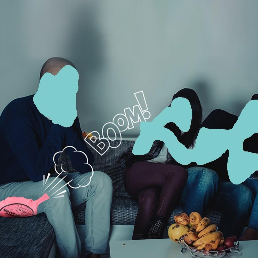 Self Inflating Whoopie Cushion Set - 3 Pack - 7 Inch Whoopee Cushions