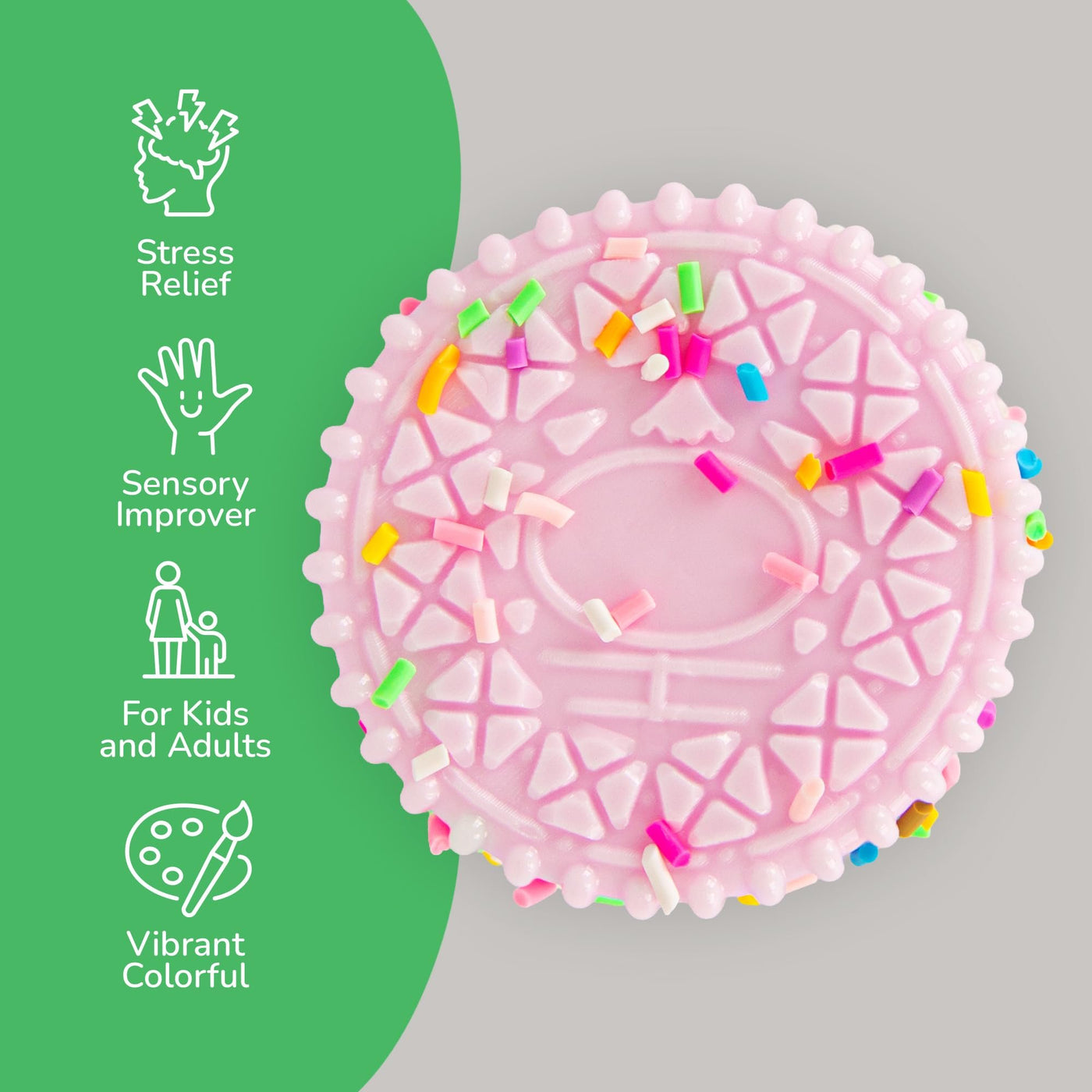 Squishy Cookies Fidget Toys for Kids and Adults - 4 Pack