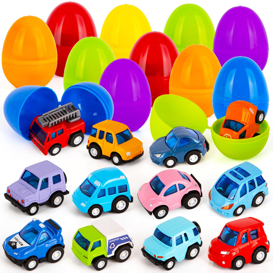 Pre-Filled Easter Eggs for Hunt - Set of 12