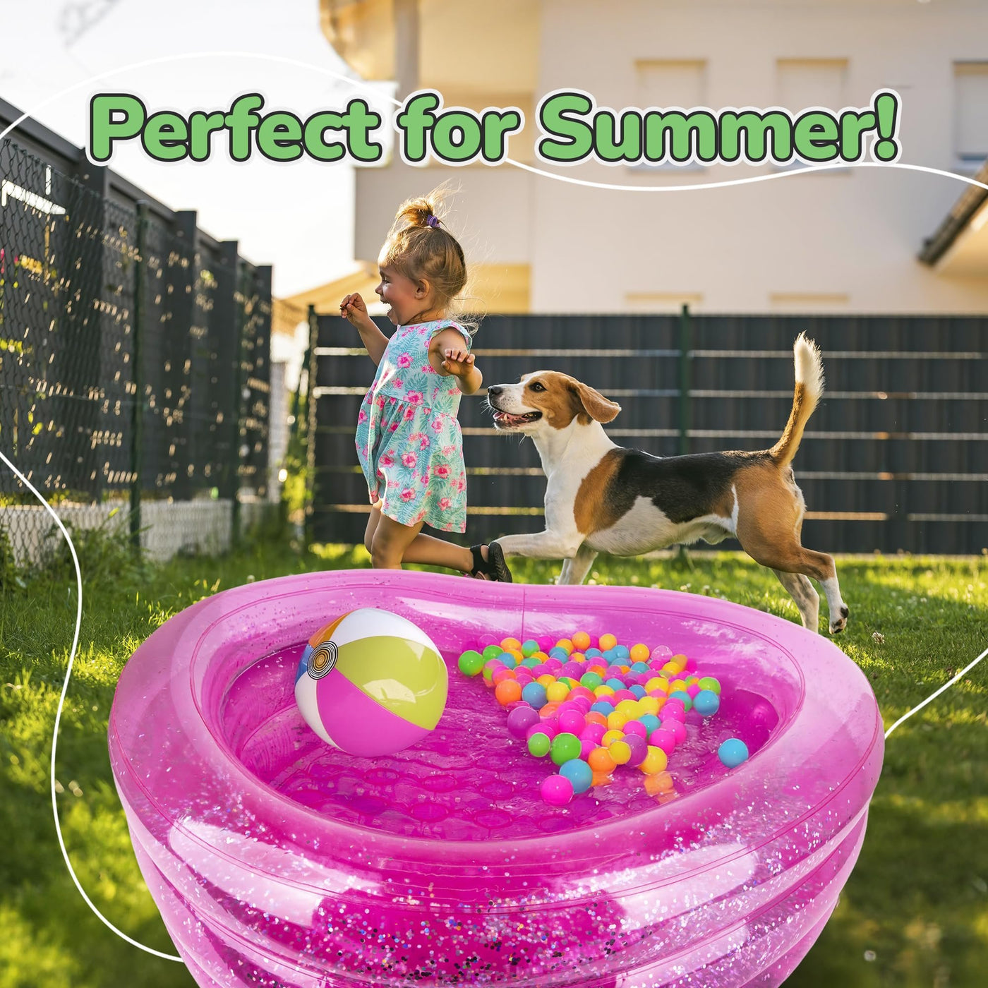 Heart Shaped Sparkle Pool