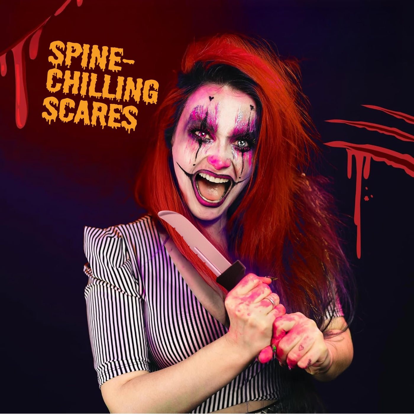 Halloween Retractable Toy Knives - Set of 3